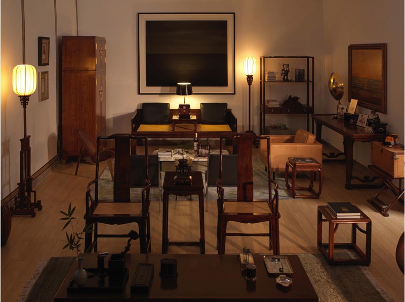 Ming-style living room