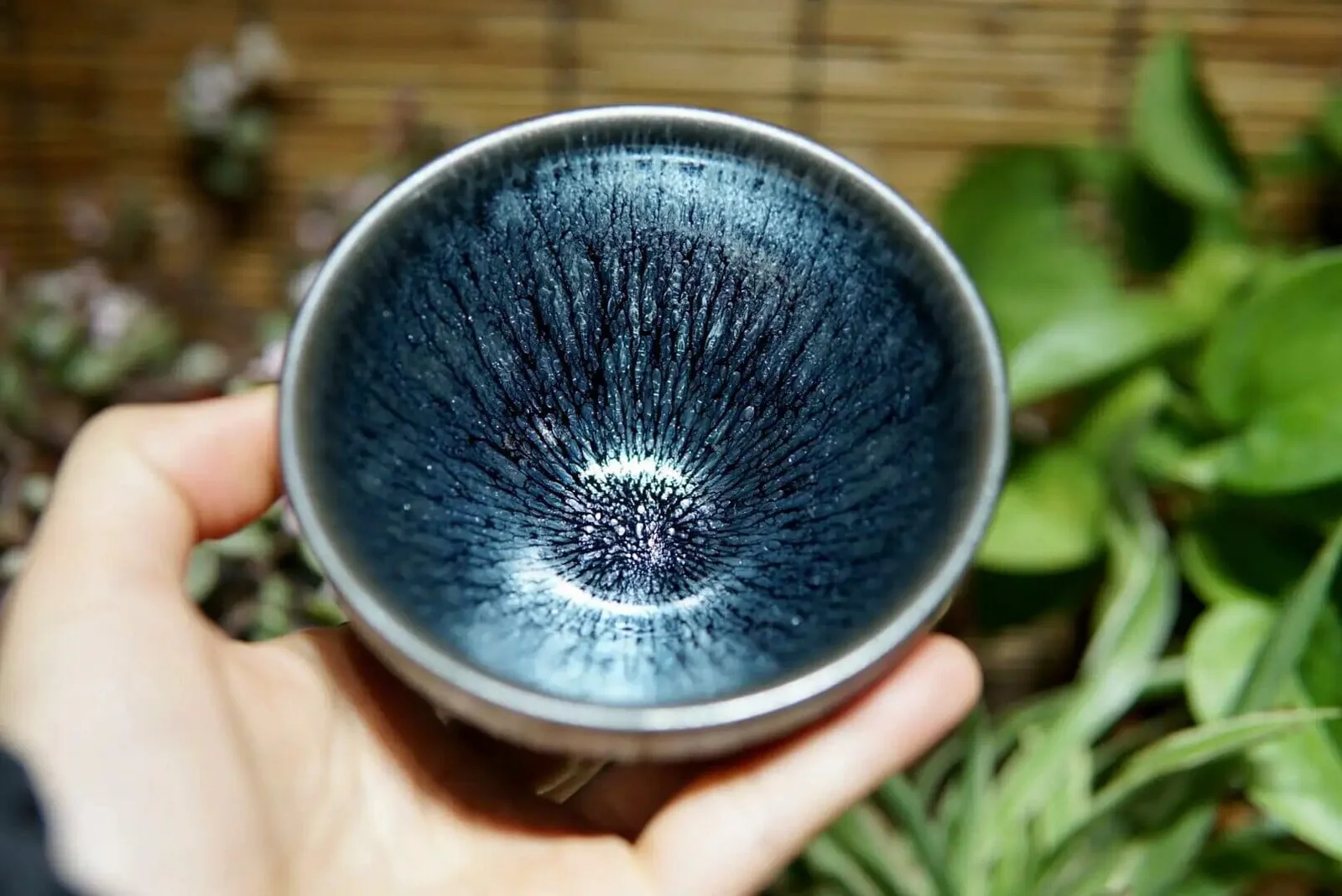 How should Jian teacups that are not currently in use be stored?
