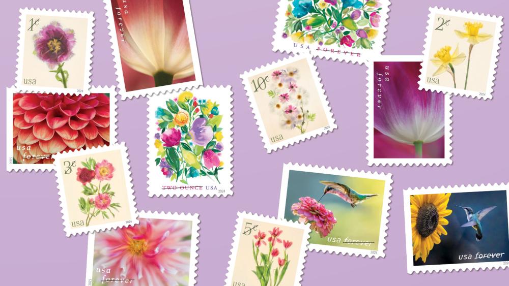 Perennial Favorites: Floral Postage Stamps