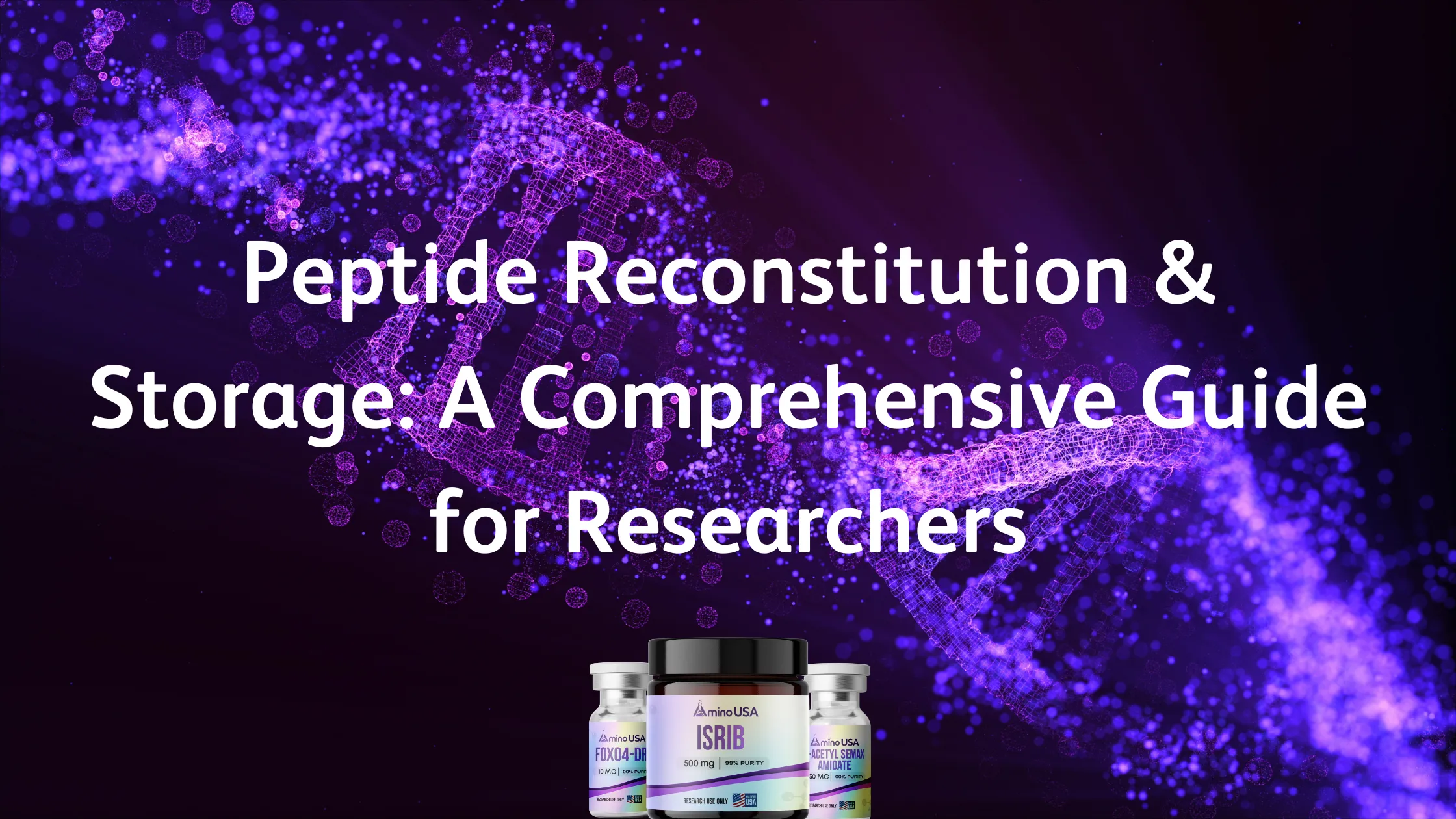 Peptide Reconstitution & Storage: A Comprehensive Guide for Researchers