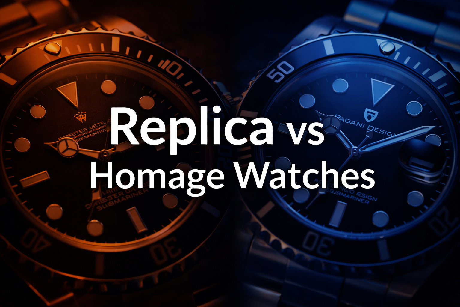 Replica vs Homage Watches: Understanding the Key Differences