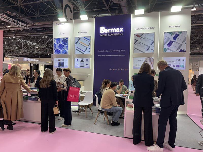 Botulinum toxin supplier Dermax at the exhibition