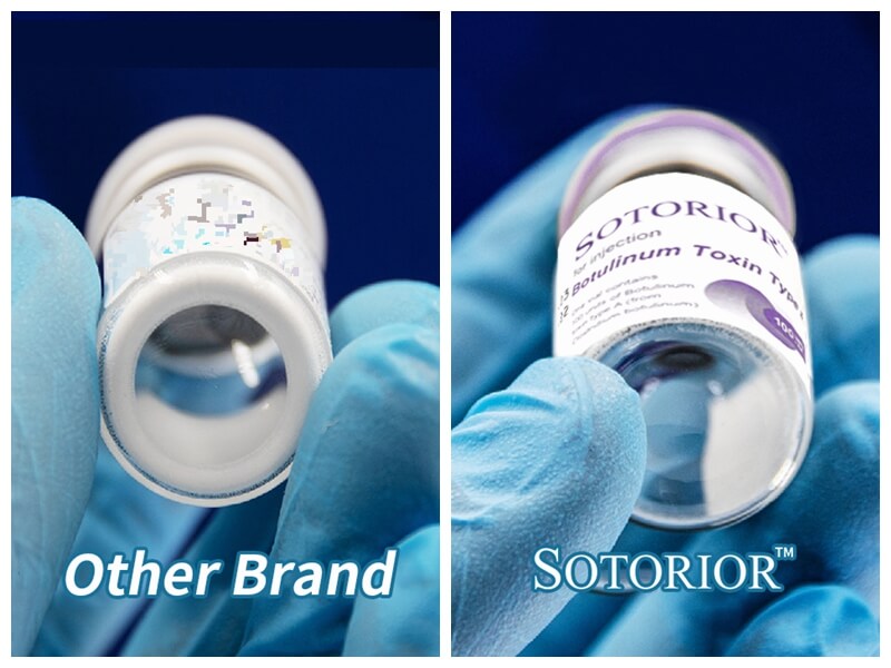 Sotorior vs other botulinum toxins