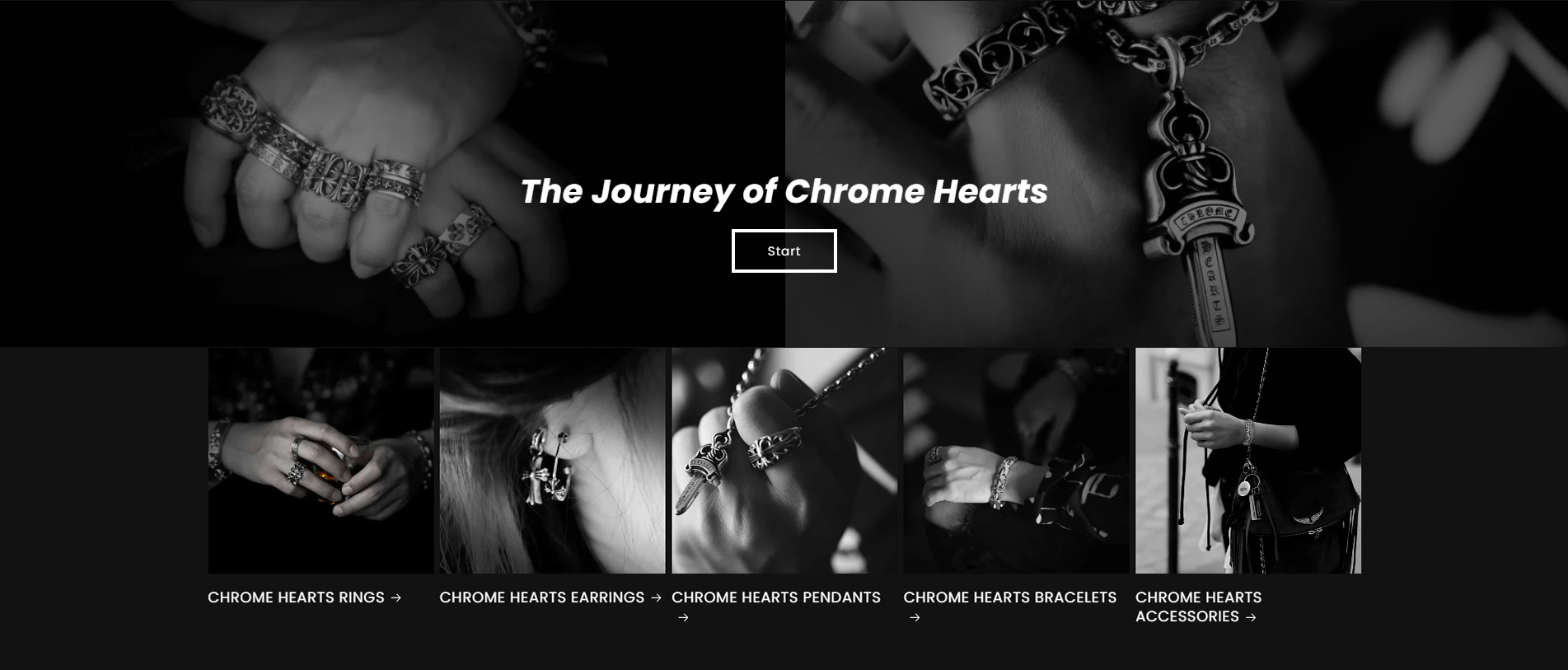 Chrome Hearts Cross Ring - Gothic 925 Sterling Silver Jewelry | David Studio