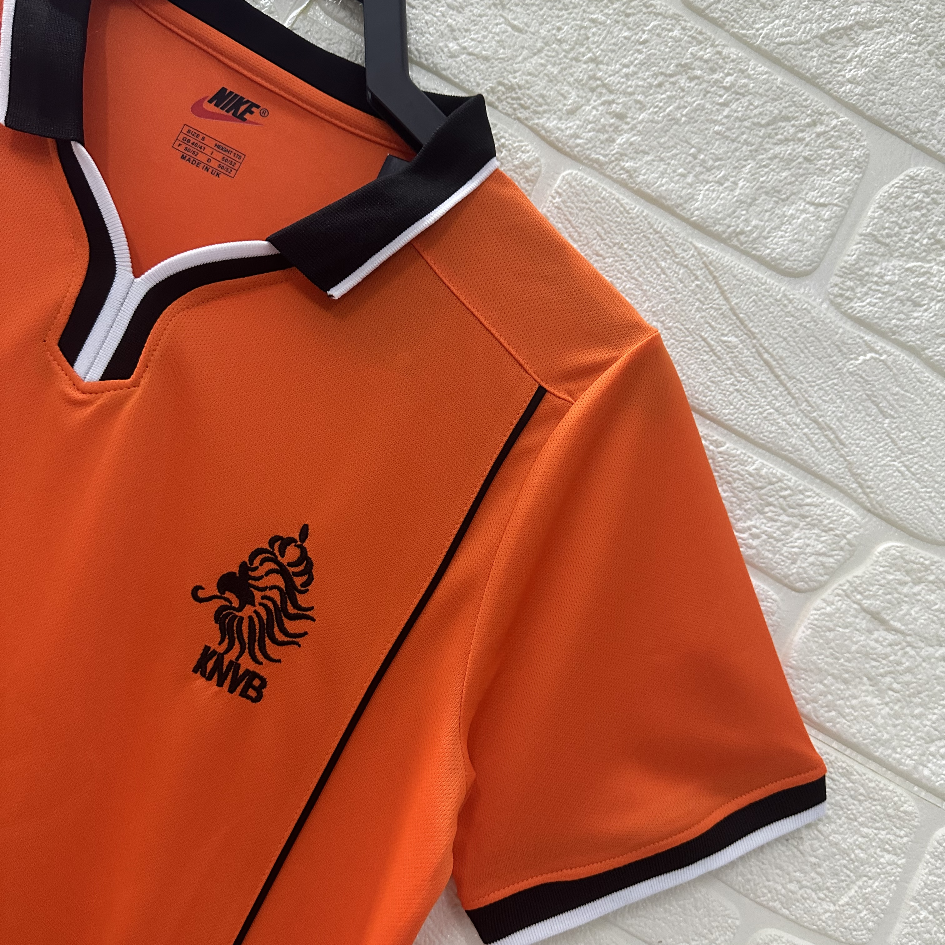ManixJersey.com | Retro Netherlands 1998 Home Jersey -Customize Name, Number and Patch | Worldwide Shipping