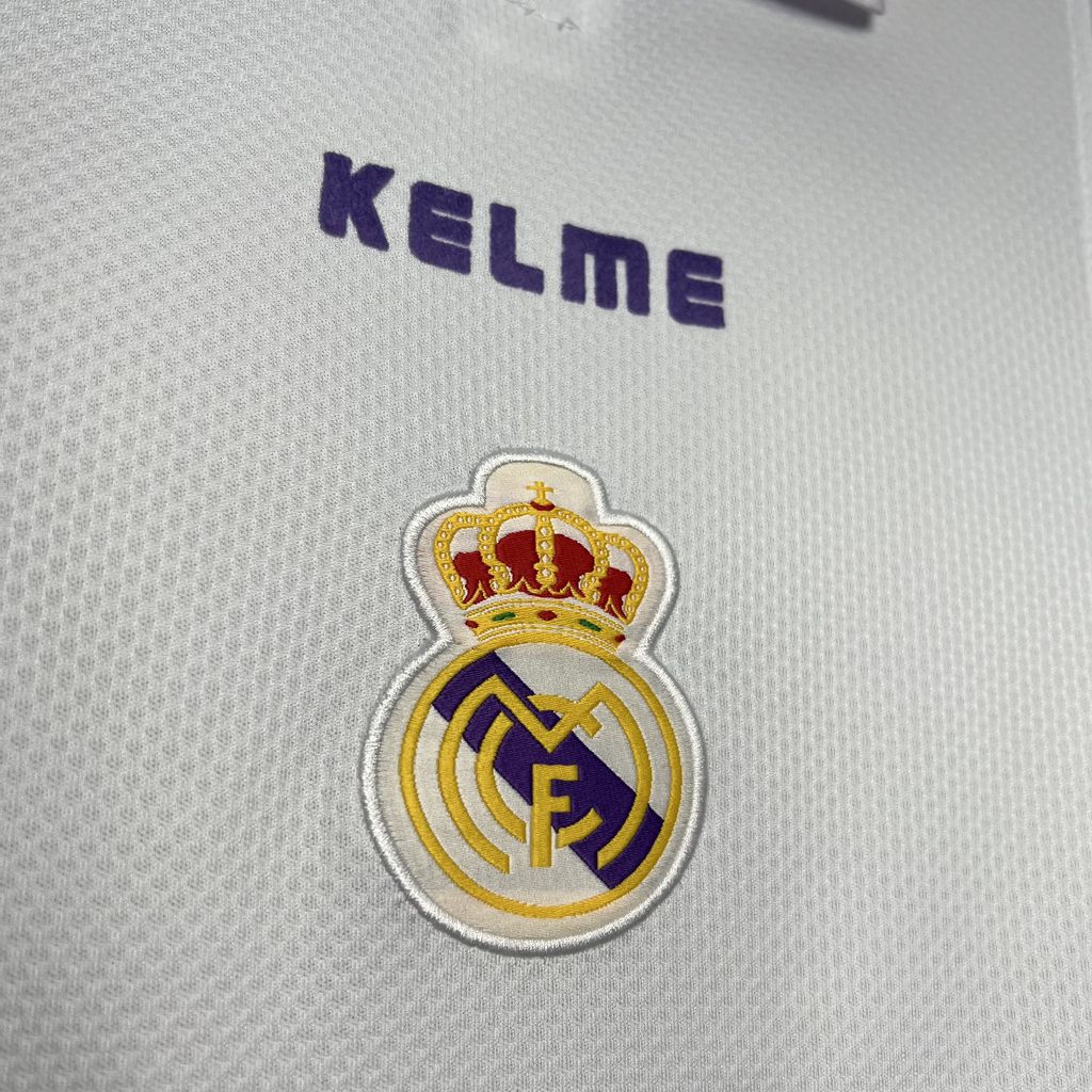 JerseysGala.com | Retro Real Madrid 1997-98 Home Stadium Jersey -Customize Name, Number and Patch | Worldwide Shipping