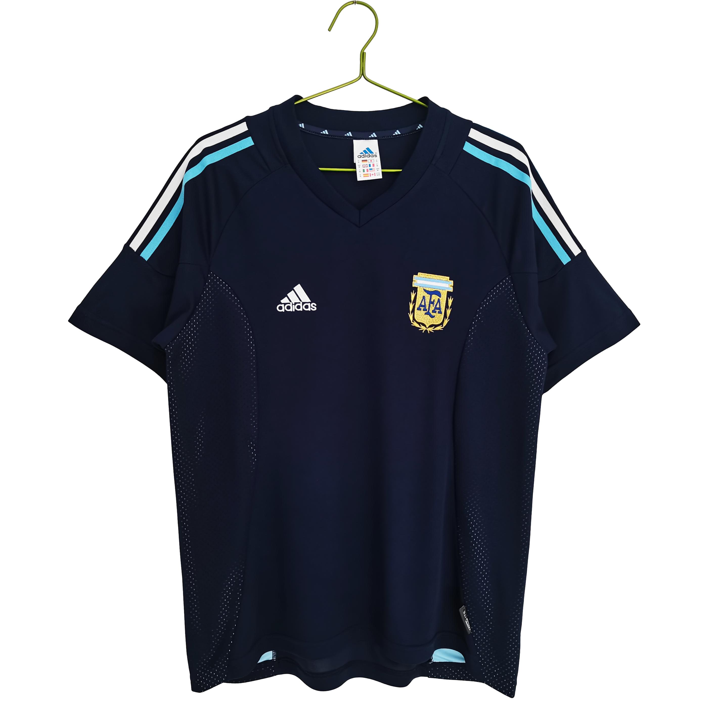 SIUjerseys-Retro Argentina 2002 Away Stadium Jersey