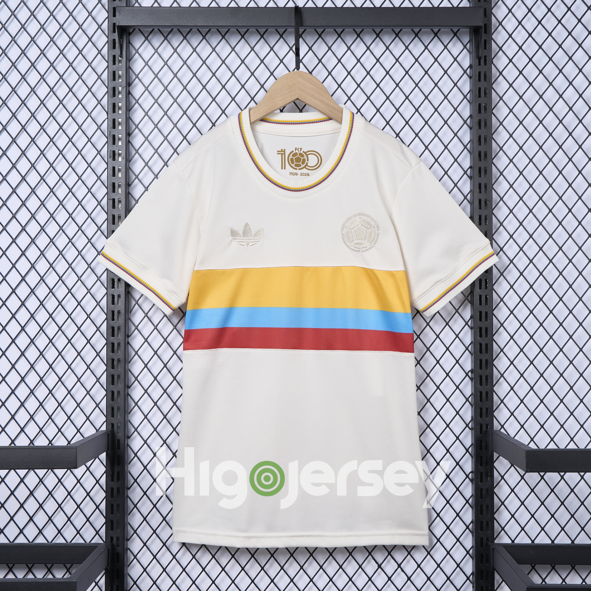 Higojerseys-Women's Colombia 2024 100th Anniversary Jersey