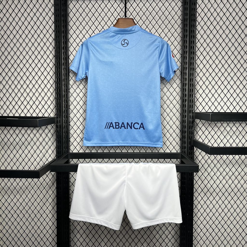 JerseysGala.com | Celta Vigo 24-25 Home Stadium Kids Kit -Customize Name, Number and Patch | Worldwide Shipping