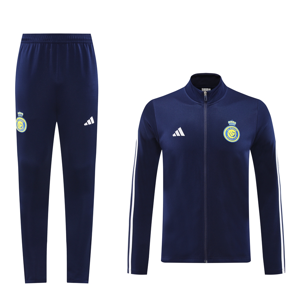 SIUjerseys-Al Nassr Riyadh Victory 24-25 Jacket Training Tracksuit - Royal Blue