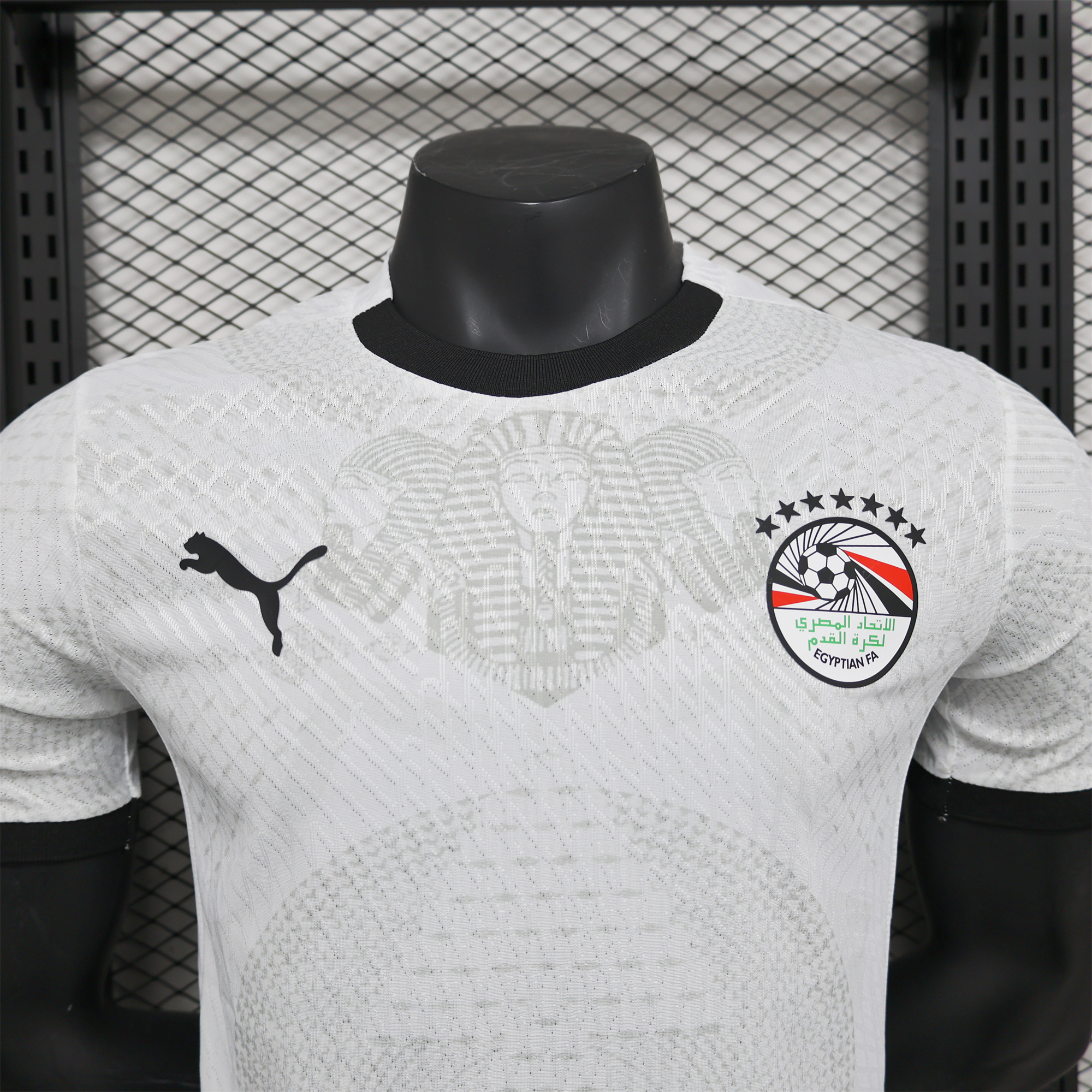 ManixJersey.com | Egypt 24-25 Away White Jersey - Player Version -Customize Name, Number and Patch | Worldwide Shipping