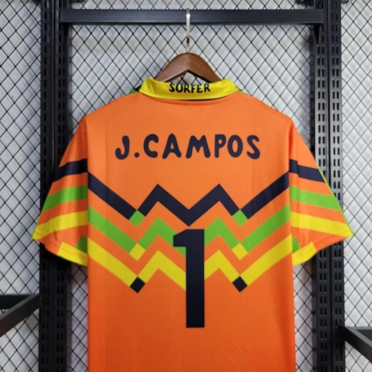 ManixJersey.com | Retro Mexico 1994 Goalkeeper Green Orange Jersey -Customize Name, Number and Patch | Worldwide Shipping
