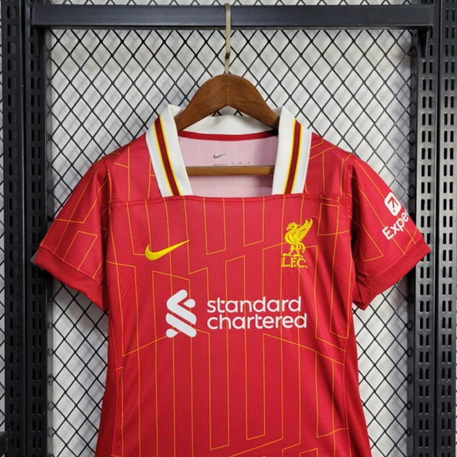 JerseysGala.com | Women's Liver.pool 24-25 Home Jersey -Customize Name, Number and Patch | Worldwide Shipping
