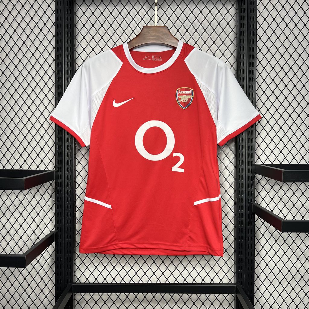 GlobeJersey-Retro Arsenal 02-04 Home Stadium Jersey