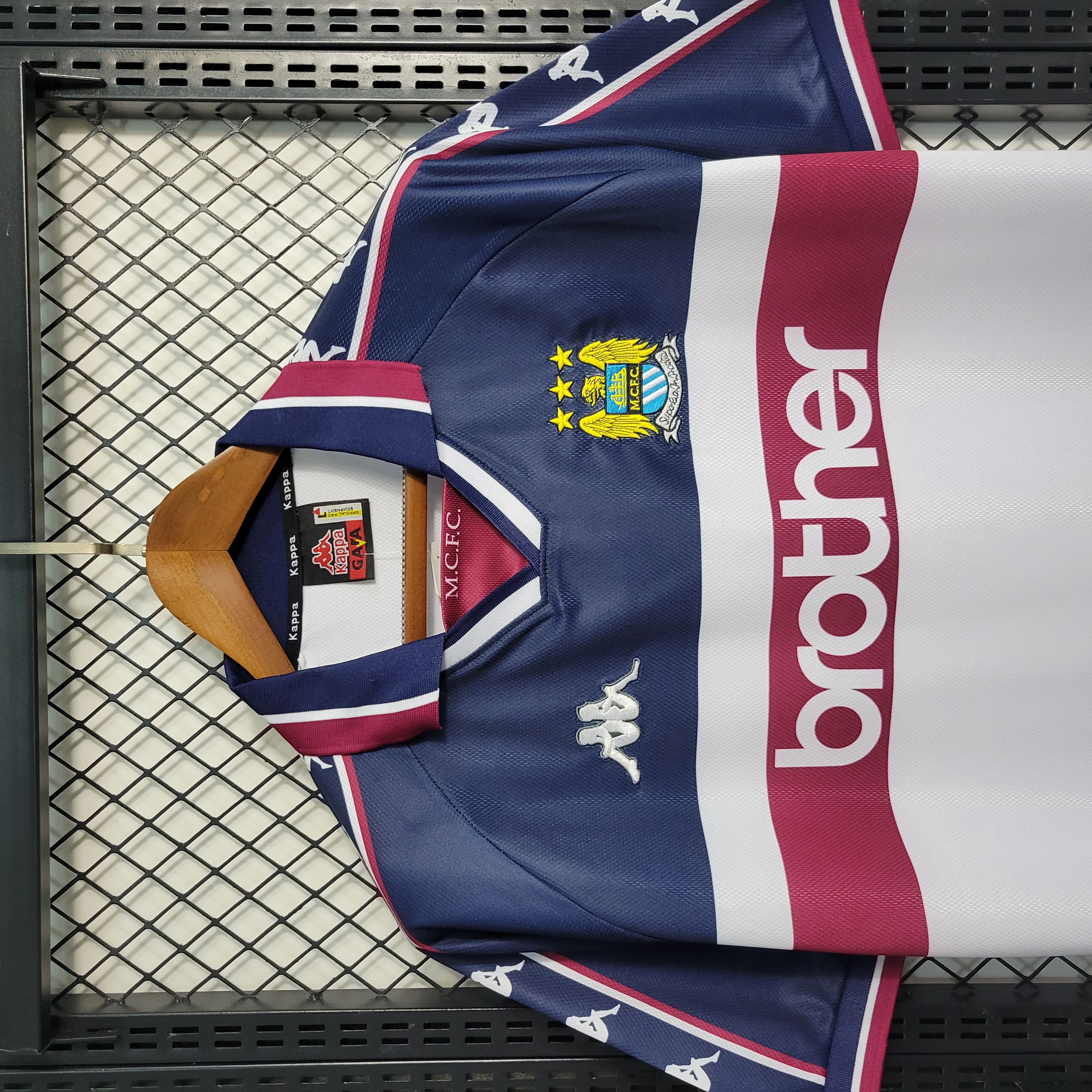 SIUjerseys-Retro Manchester City 1997-98 Away Stadium Jersey