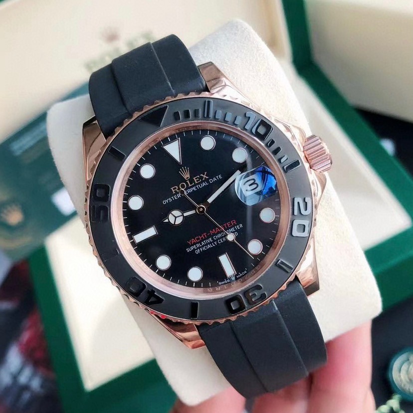 brand Rolex-yacht-master-116655-Oysterflex bracelet 40mm luxury watch for sale – NeveReL