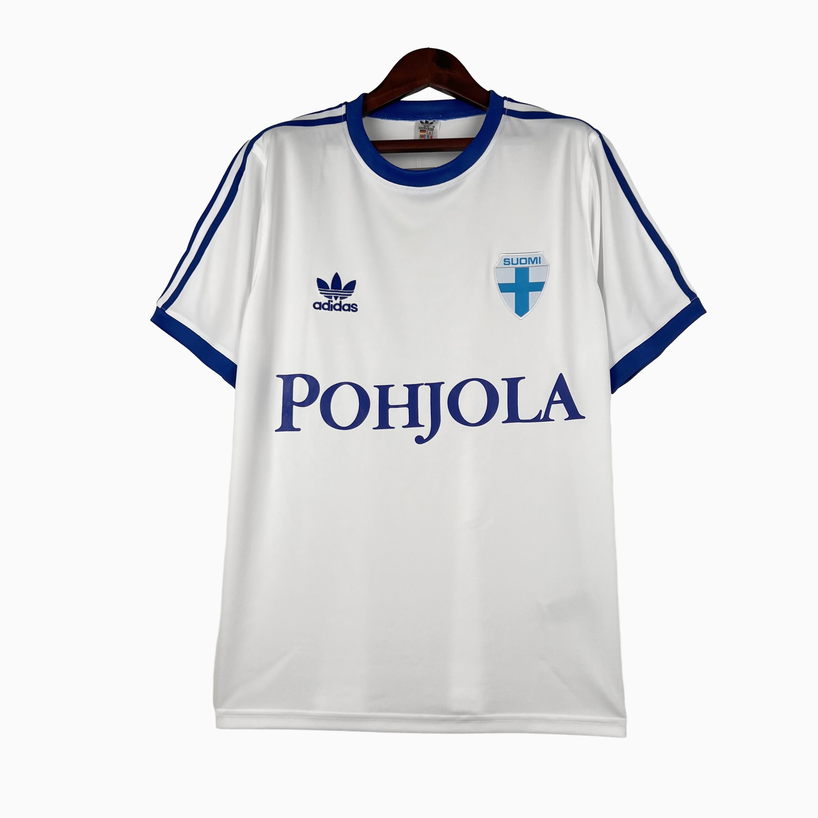 unitedfutballjersey-Retro Finland 1982 Home Stadium Jersey