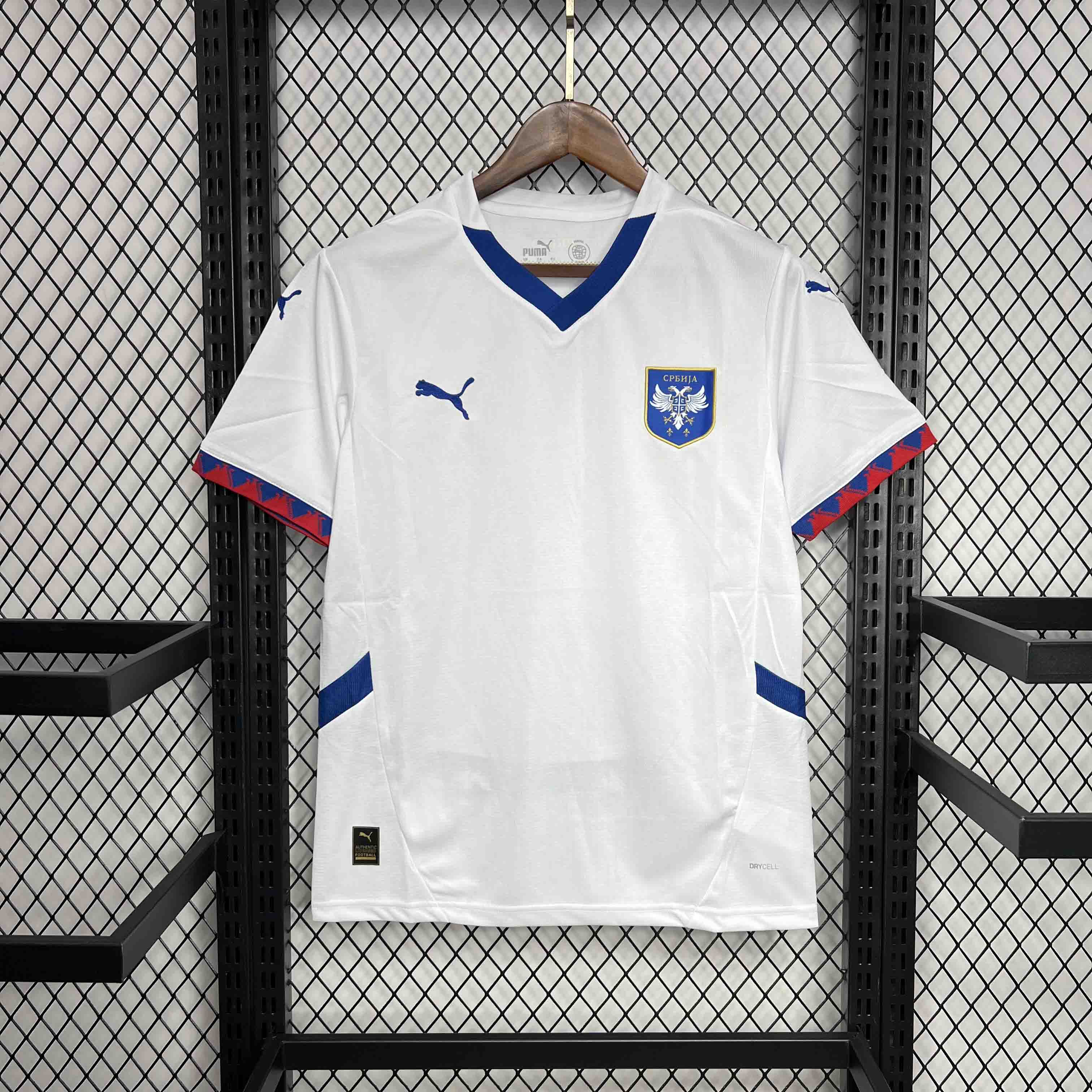 SIUjerseys-Serbia 2024 Away Jersey - Fans Version