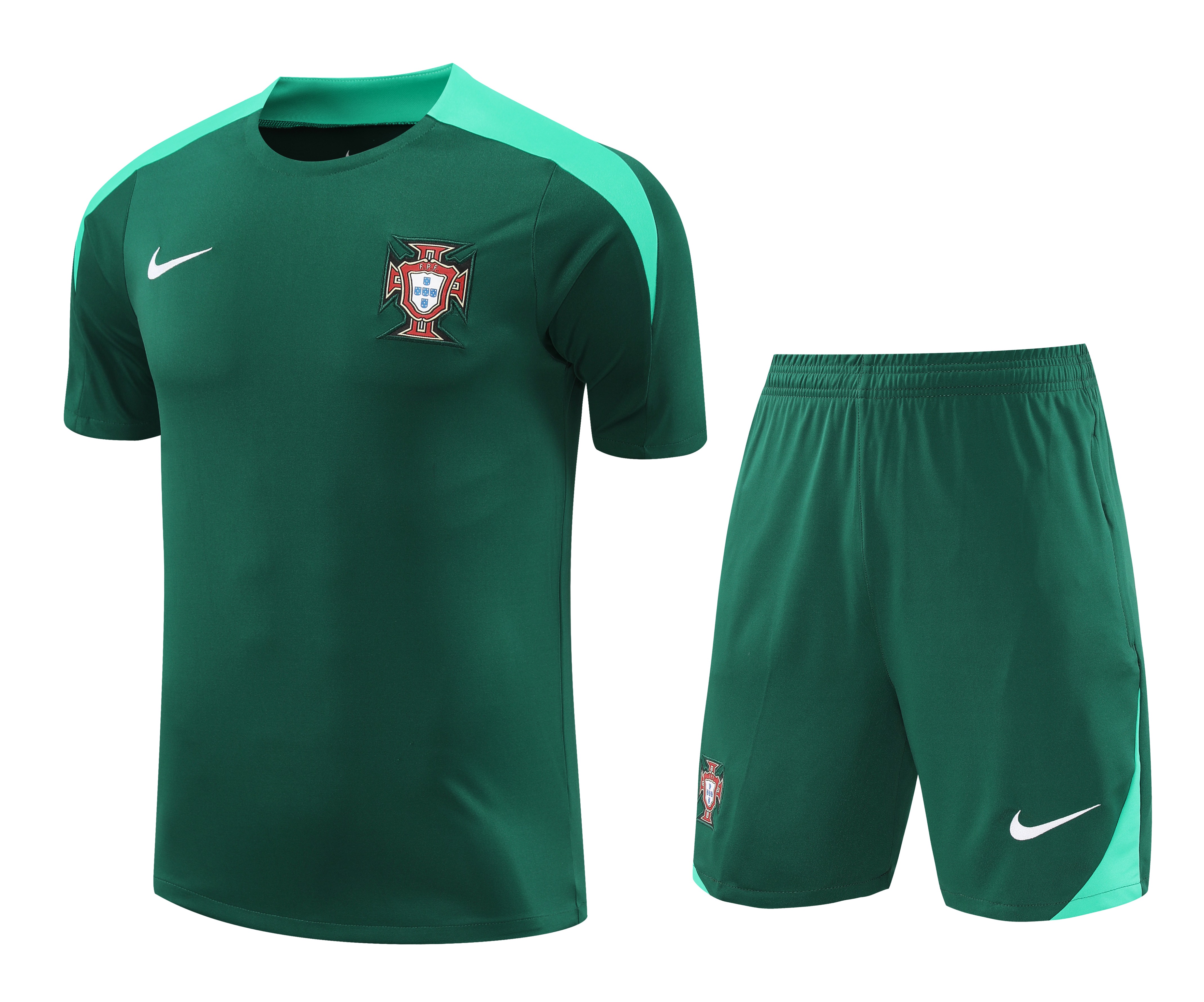 SIUjerseys-Portugal 2024 Short-Sleeve Training Set - Green