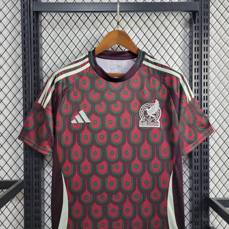 ManixJersey.com | Mexico 2024 Home Stadium Jersey - Fans Version -Customize Name, Number and Patch | Worldwide Shipping
