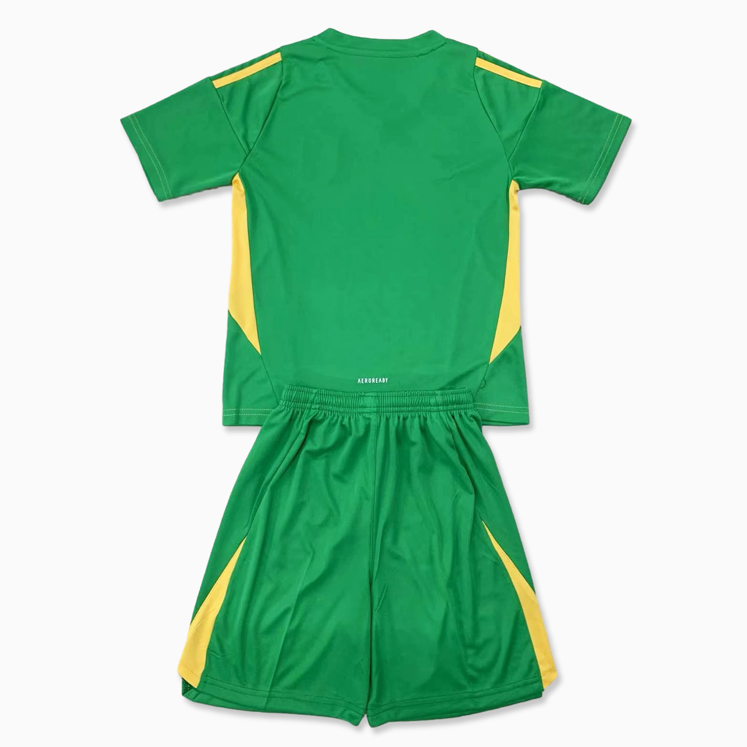 ManixJersey.com | Spain 2024 Fruit Green Goalkeeper Kids Kit -Customize Name, Number and Patch | Worldwide Shipping