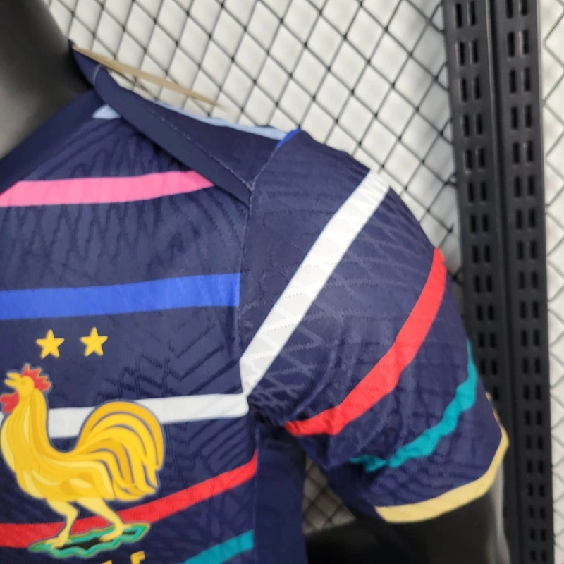 JerseysGala.com | France 2024 Stripe Training Jersey - Player Version -Customize Name, Number and Patch | Worldwide Shipping