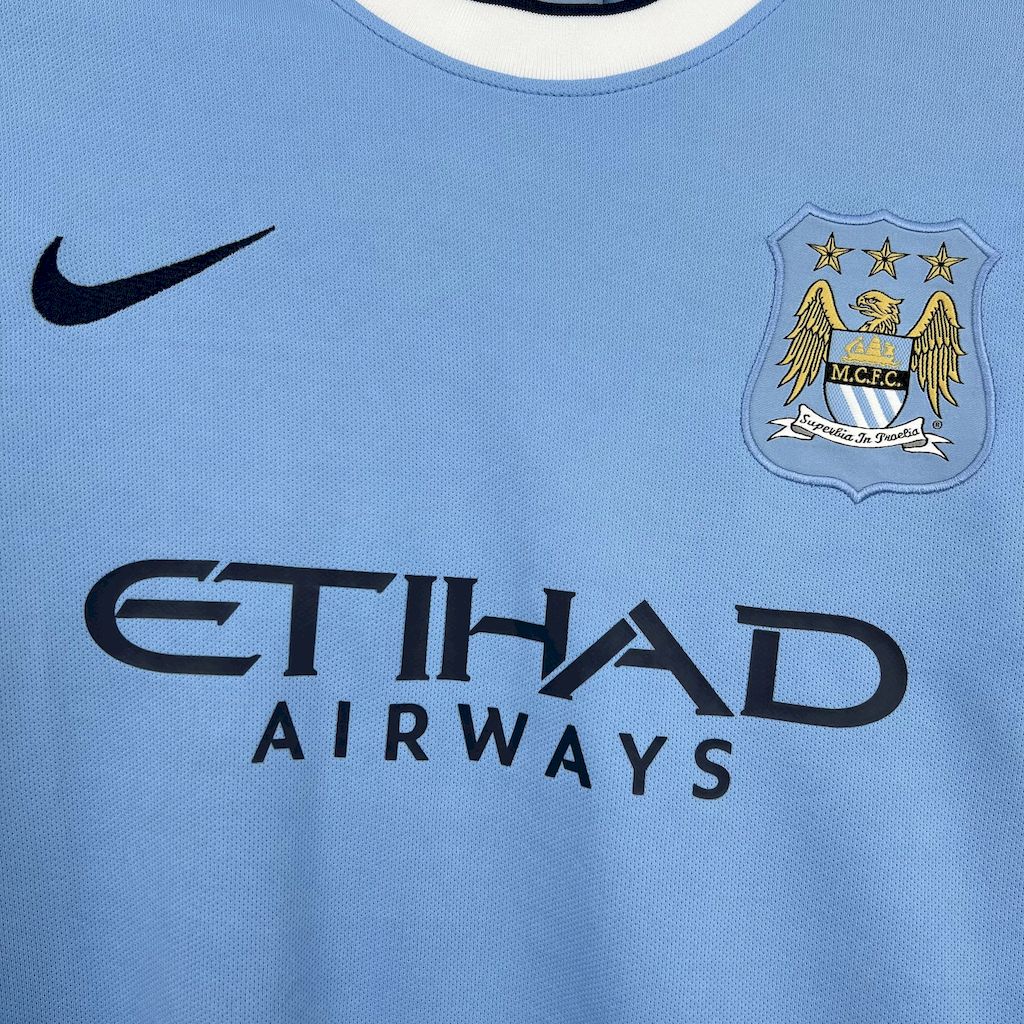 SIUjerseys-Retro Manchester City 2013-14 Home Jersey