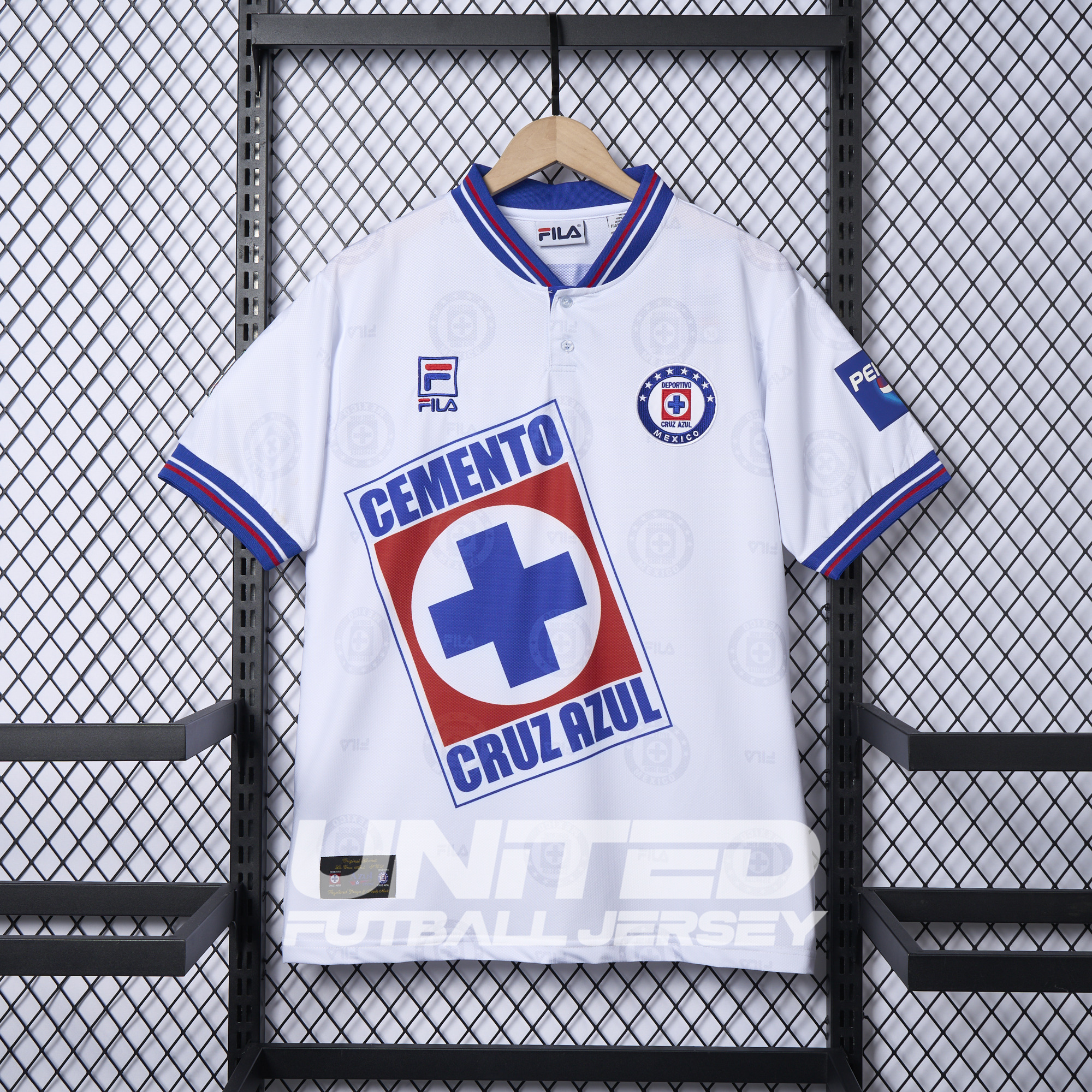 foot-Retro Cruz Azul 1998-99 Away Jersey - Fans Version