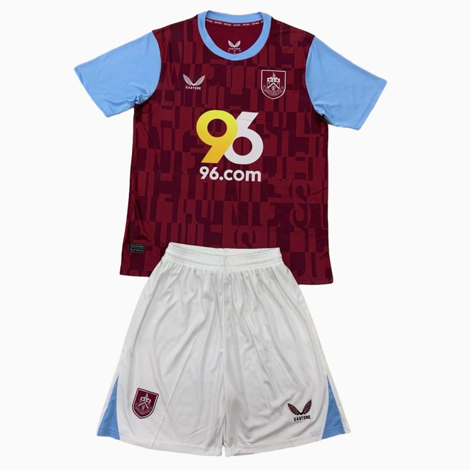 ManixJersey.com | Burnley 24-25 Home Men's Adult Jersey Set - Fans Version -Customize Name, Number and Patch | Worldwide Shipping