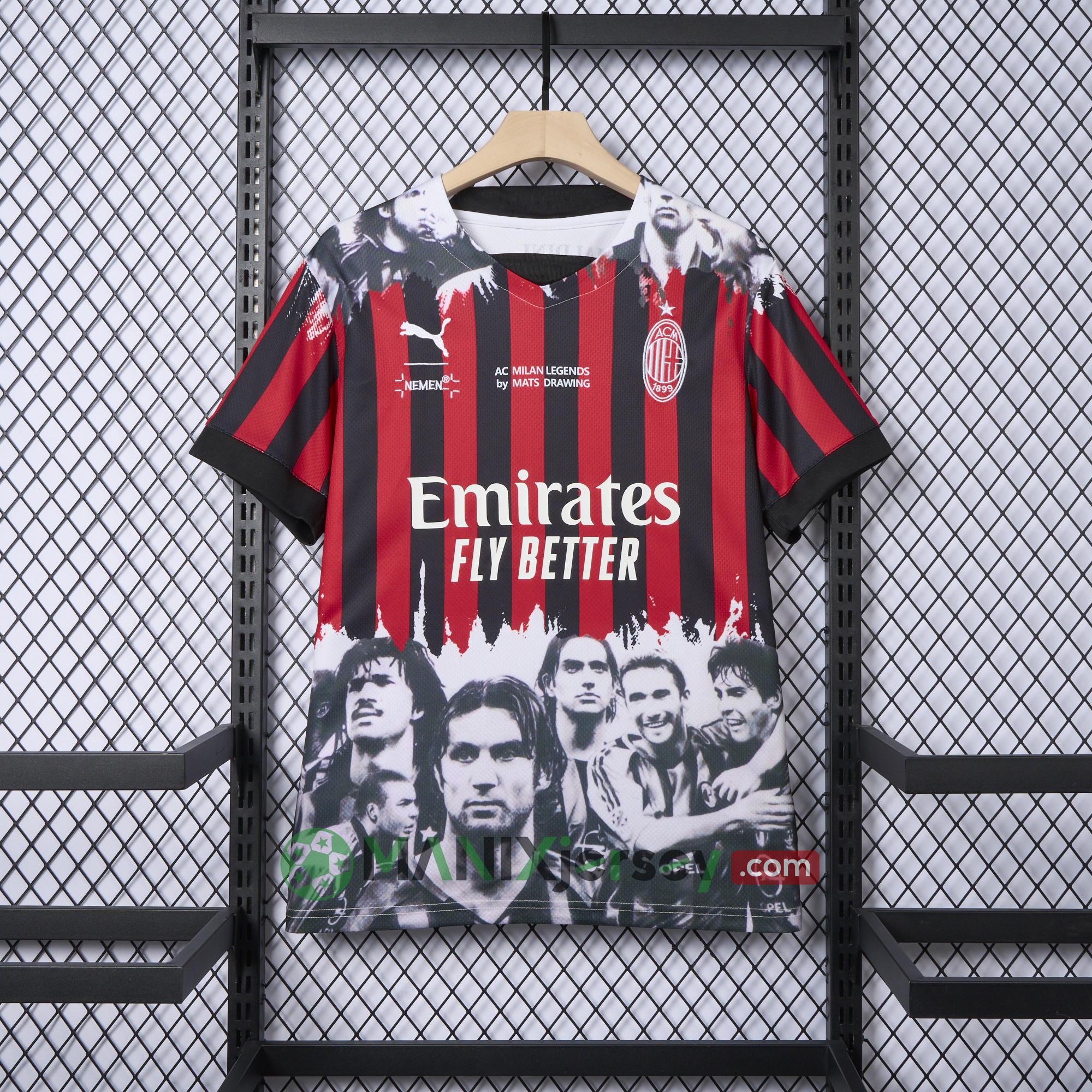 ManixJersey.com | Retro AC Milan 22-23 Legendary Stars Special Edition Jersey - Fans Version -Customize Name, Number and Patch | Worldwide Shipping