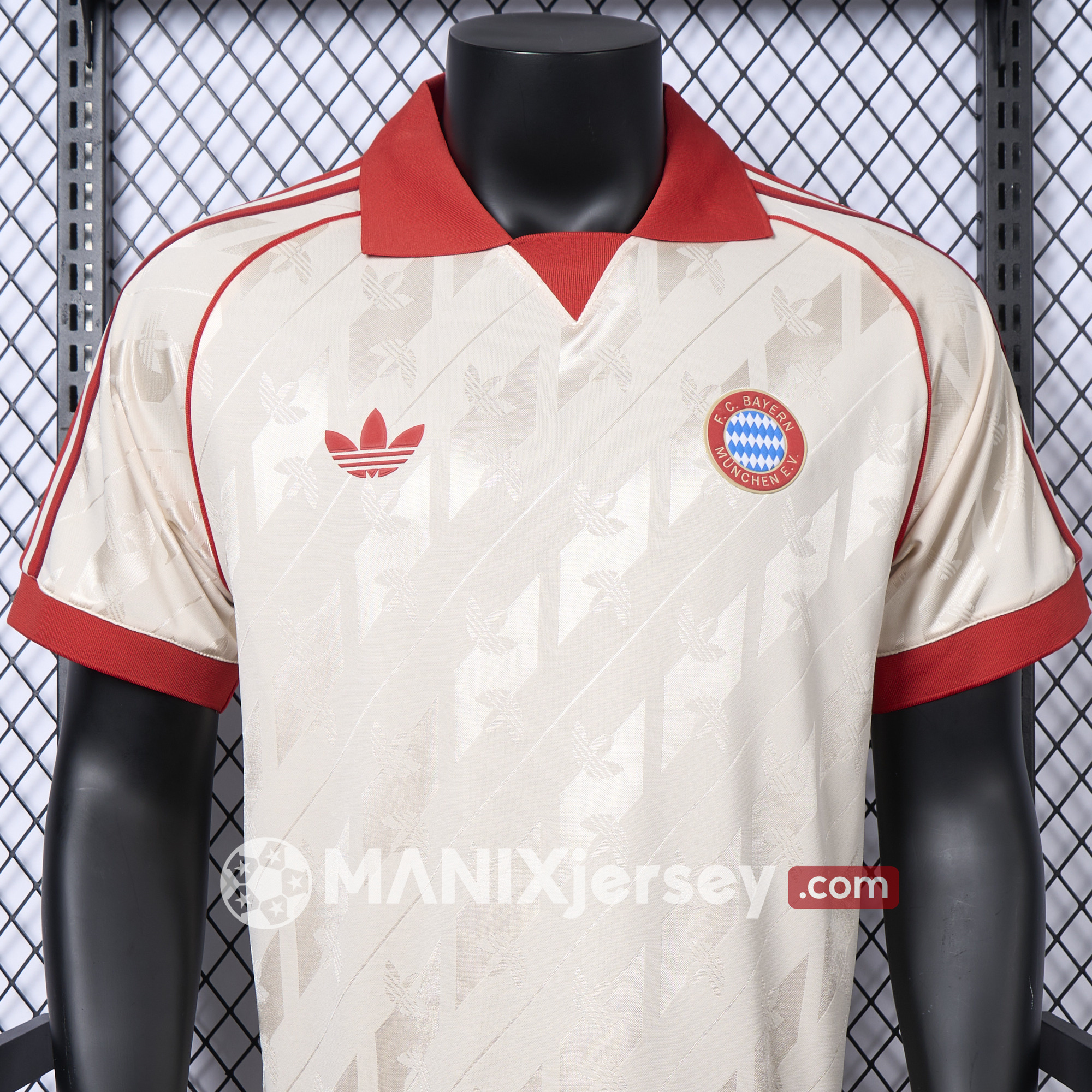 ManixJersey.com | Bayern Munich 24-25 Originals LFSTLR Off White Jersey - Player Version -Customize Name, Number and Patch | Worldwide Shipping