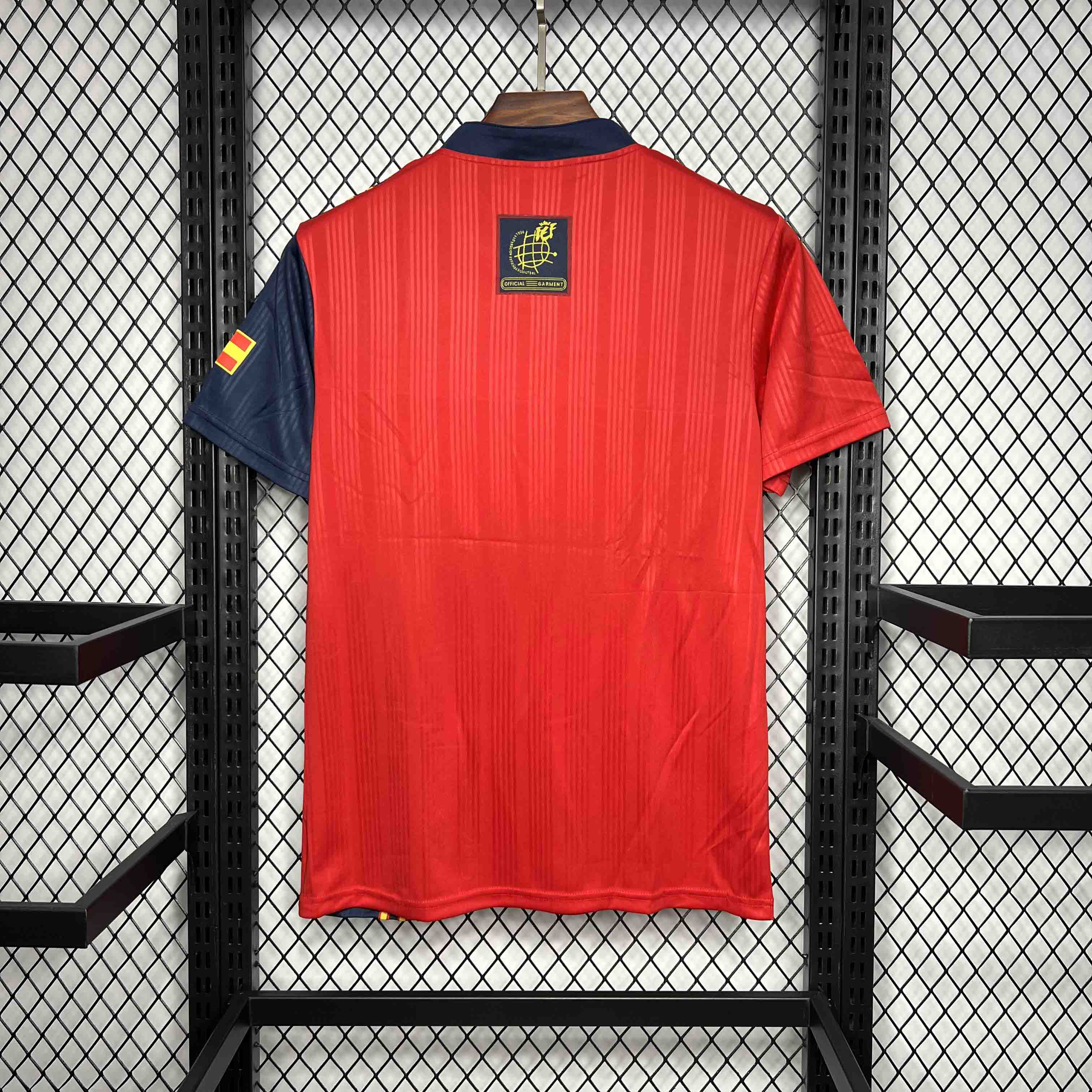 SIUjerseys-Retro Spain 1996 Home Jersey