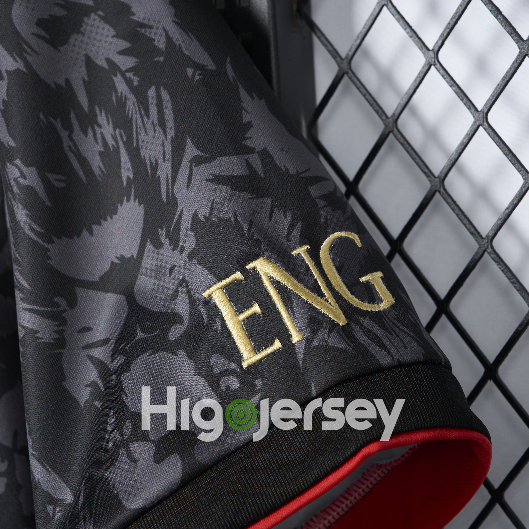 Higojerseys-England 2024 Black The Lions Special Edition Jersey - Fans Version