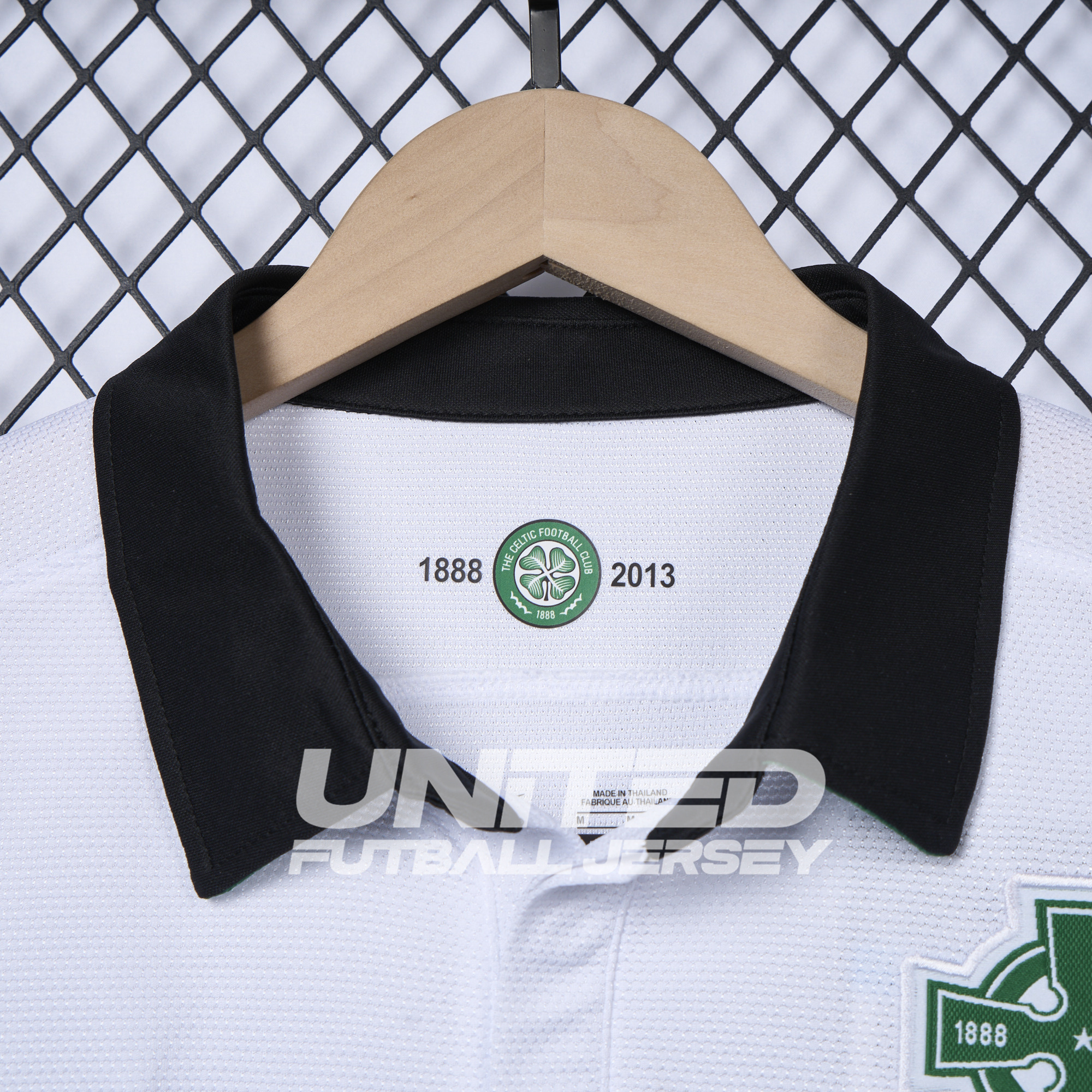 foot-Retro Celtic 2012-13 Third 125th Anniversary White POLO Shirt