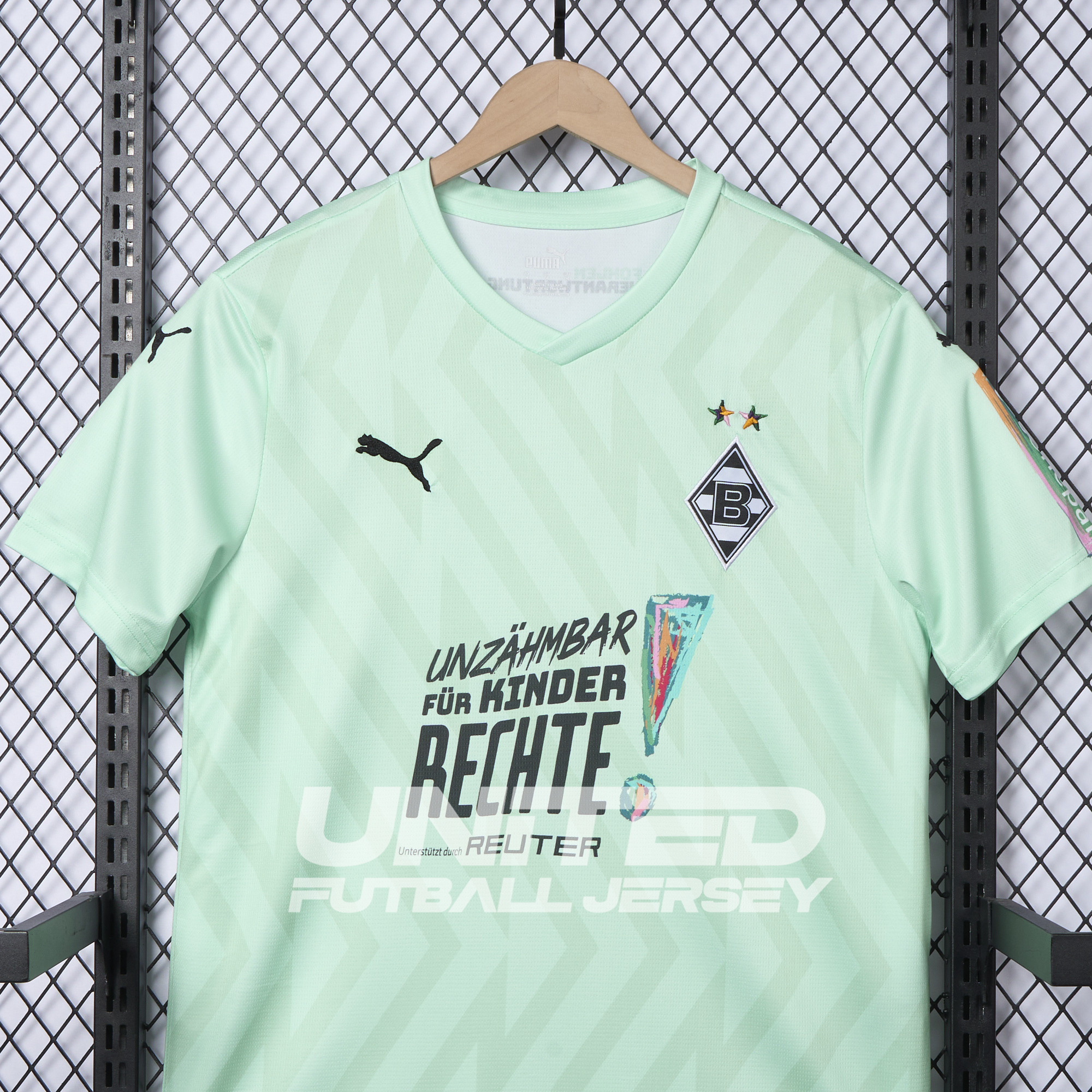 foot-Borussia Mönchengladbach 24-25 World Children's Day Special Jersey - Fans Version