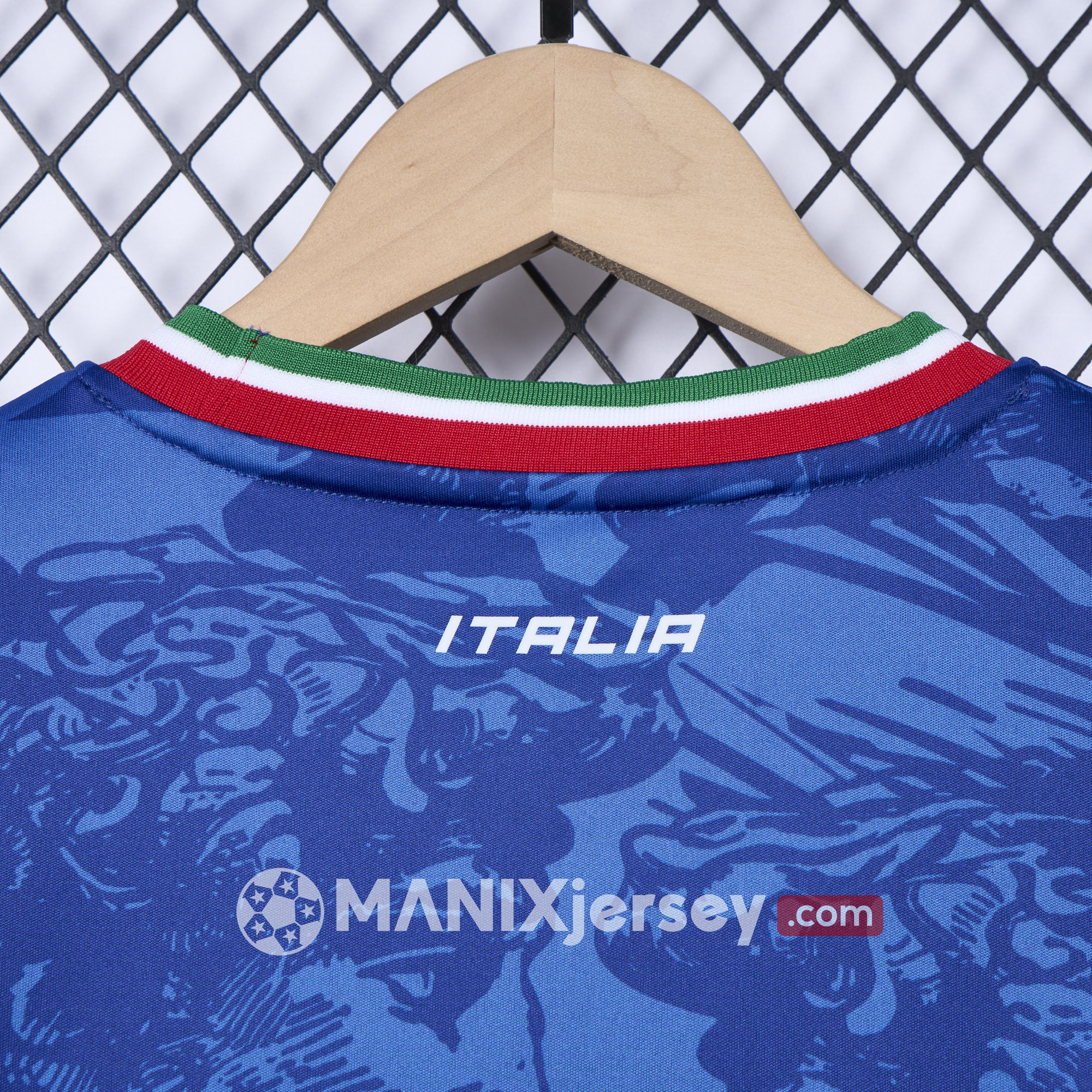 ManixJersey.com | Italy 2024 Blue Special Edition Jersey - Fans Version -Customize Name, Number and Patch | Worldwide Shipping
