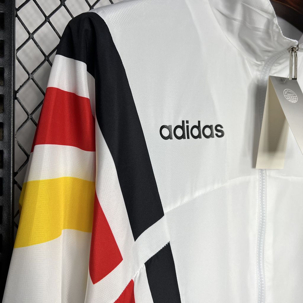 foot-Germany 2024 White Windbreaker - Player Version