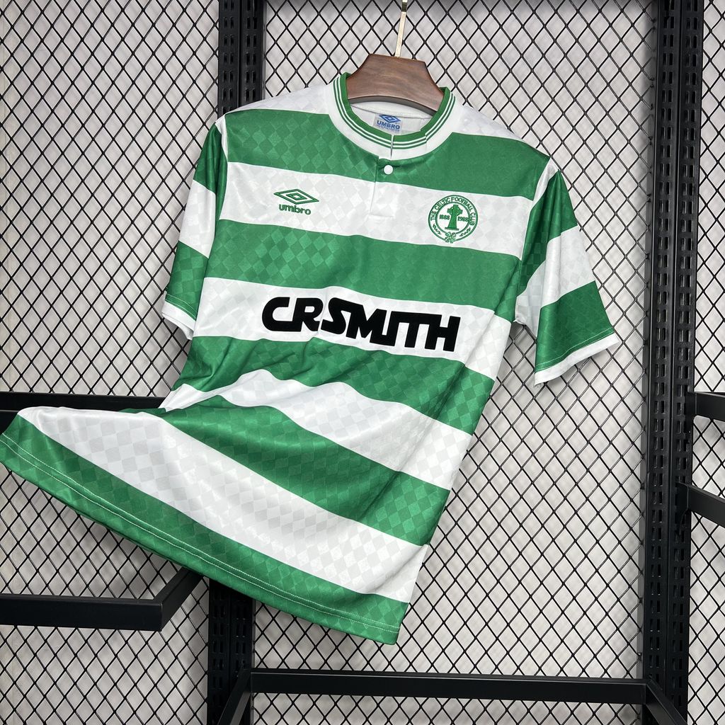 Higojerseys-Retro Celtic 1987-88 Home Stadium Jersey