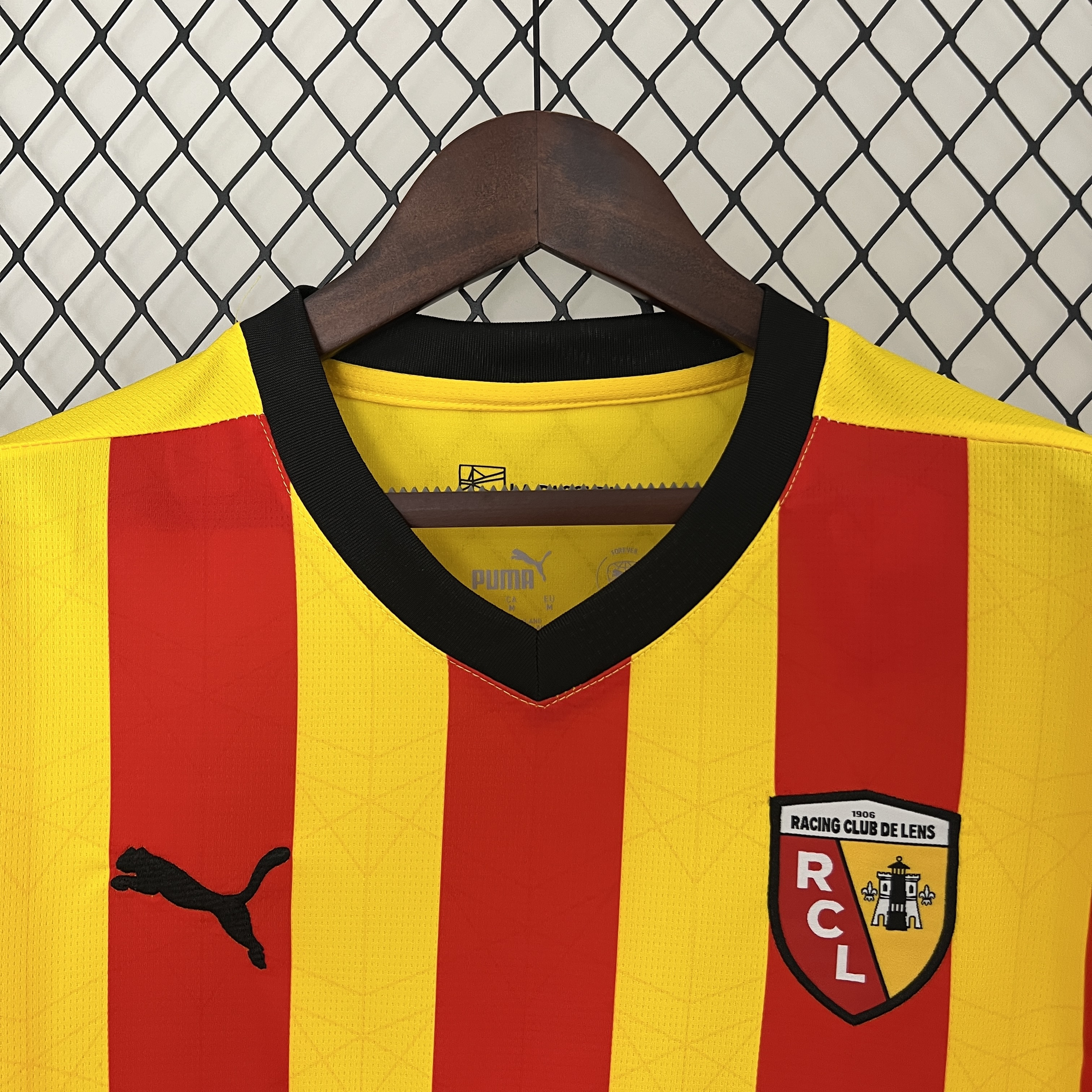ManixJersey.com | RC Lens 24-25 Home Stadium Jersey - Fans Version -Customize Name, Number and Patch | Worldwide Shipping
