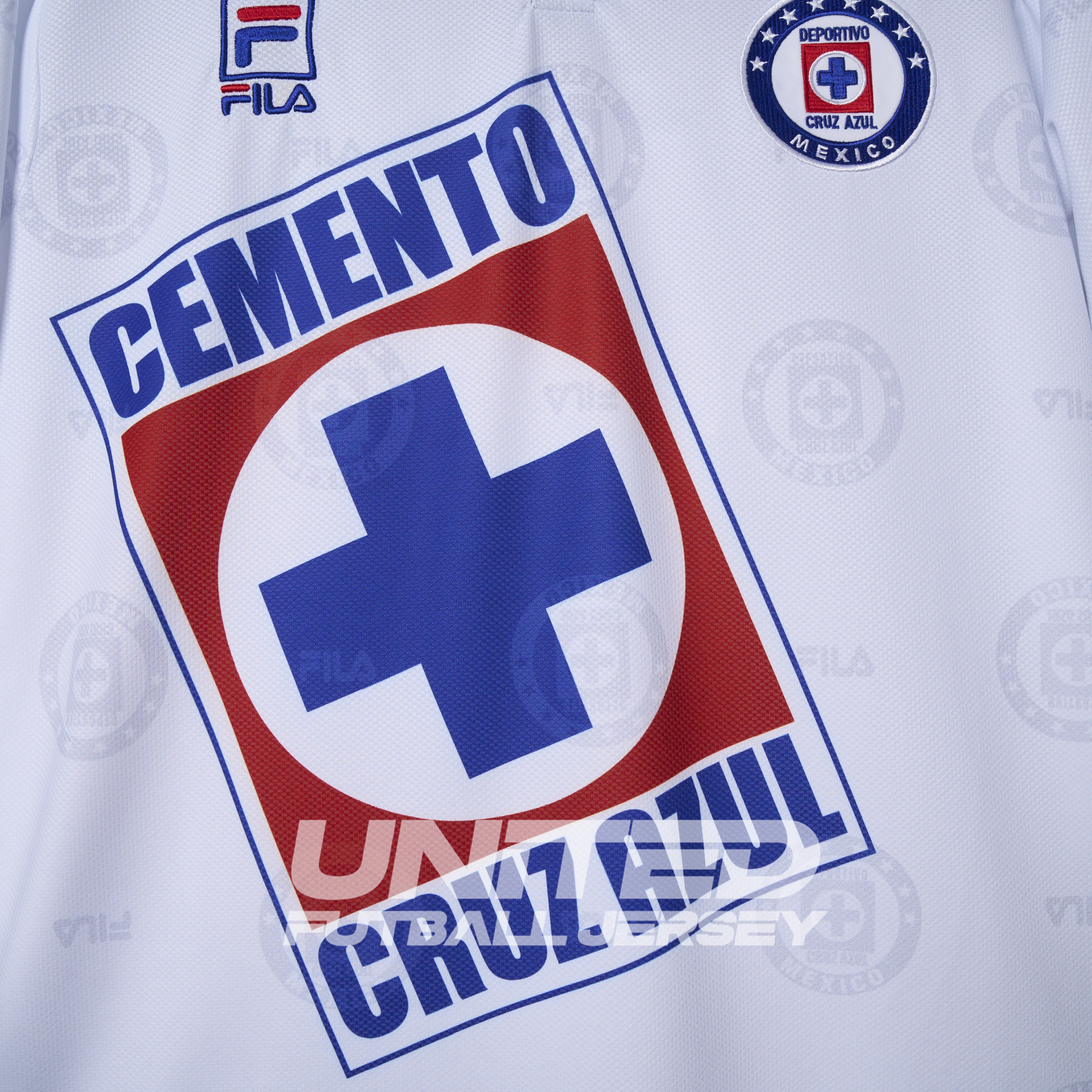 foot-Retro Cruz Azul 1998-99 Away Jersey - Fans Version