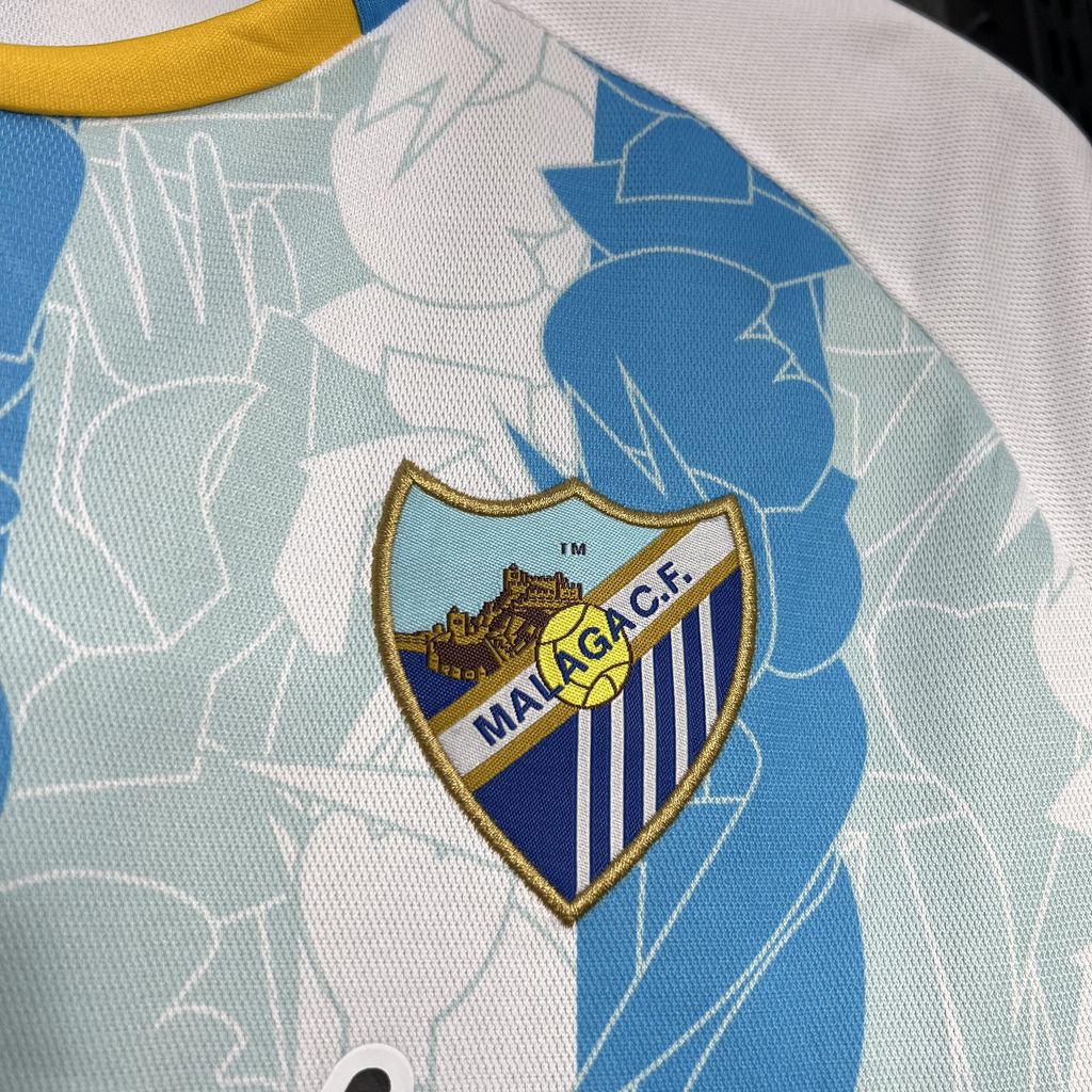 foot-Malaga 24-25 Home Stadium Jersey - Fans Version