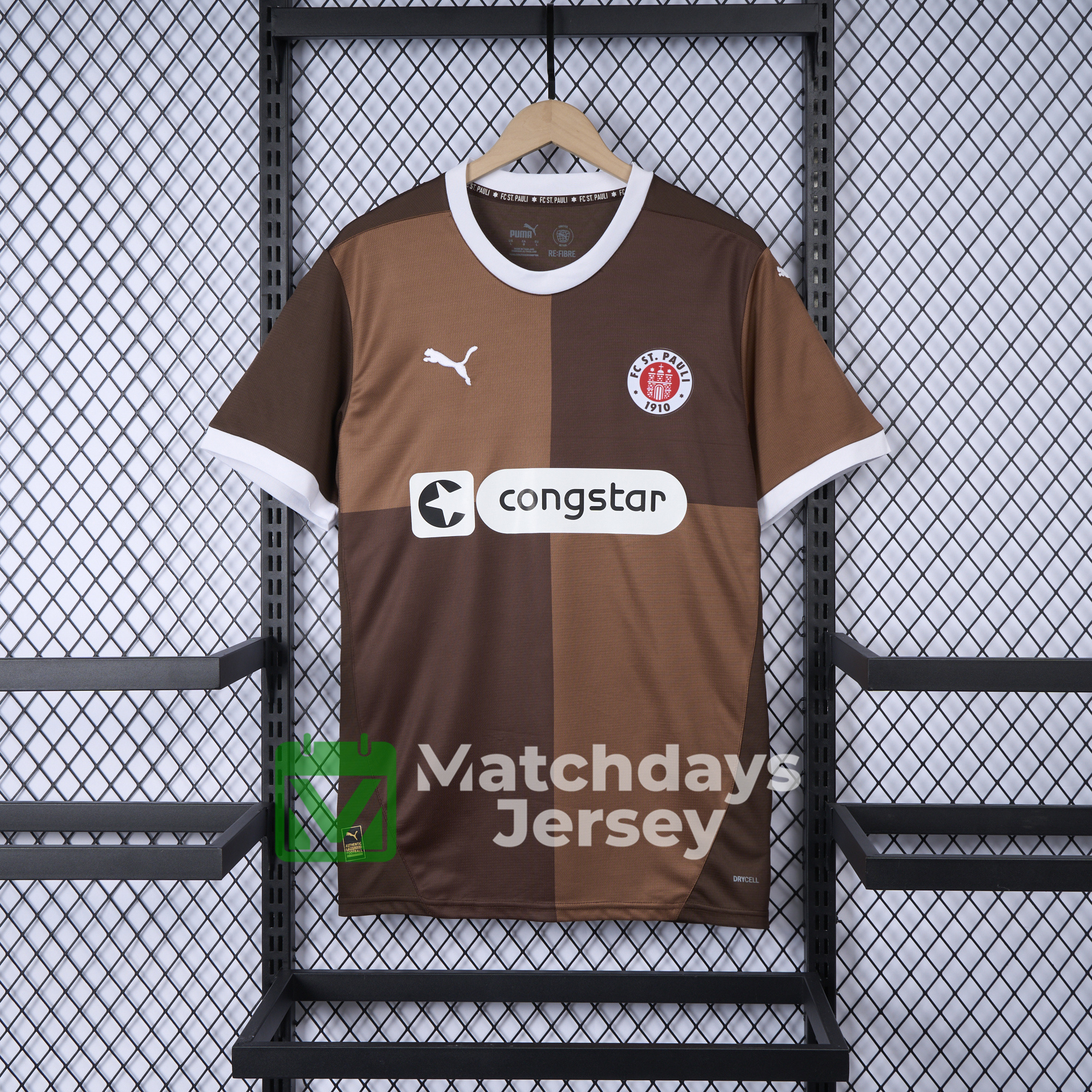 SIUjerseys-St. Pauli 24-25 Home Stadium Jersey - Fans Version