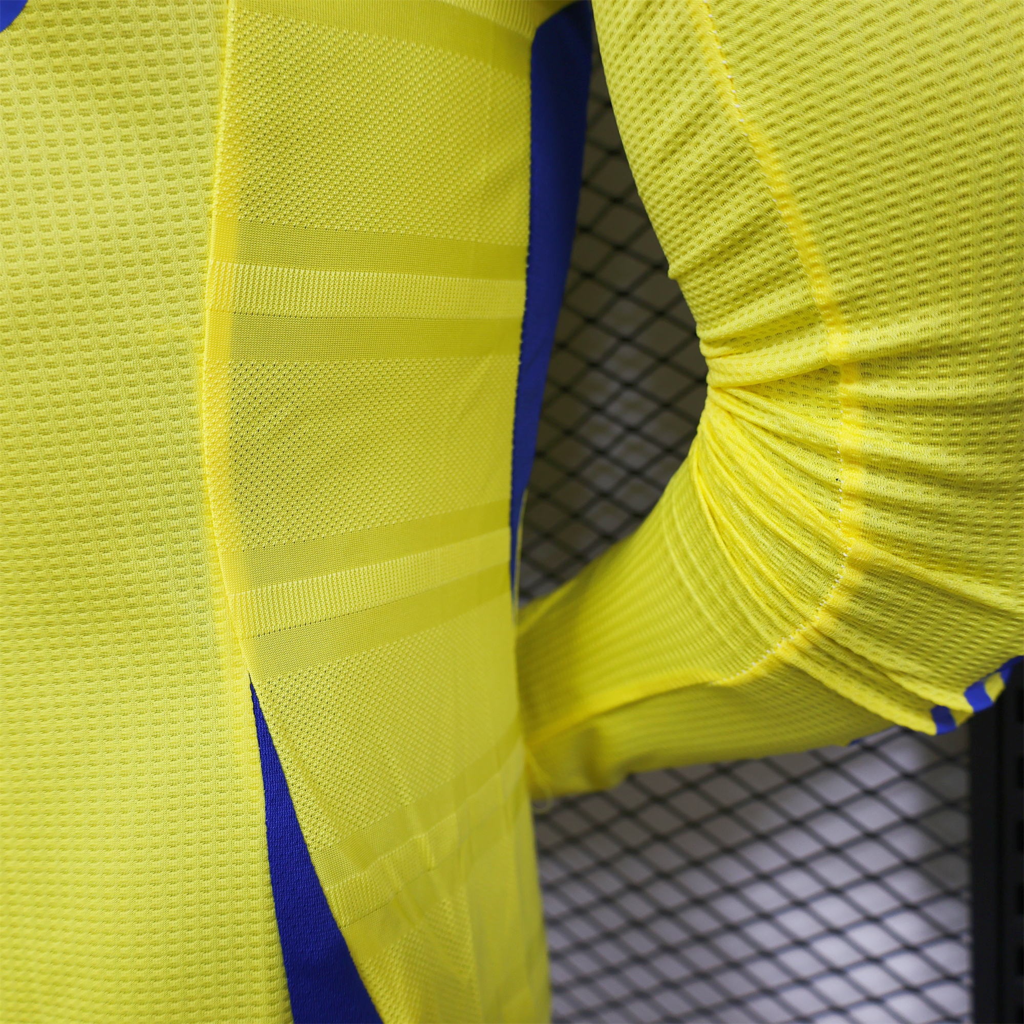 JerseysGala.com | Al Nassr Riyadh Victory 24-25 Home Long Sleeve Jersey - Player Version -Customize Name, Number and Patch | Worldwide Shipping