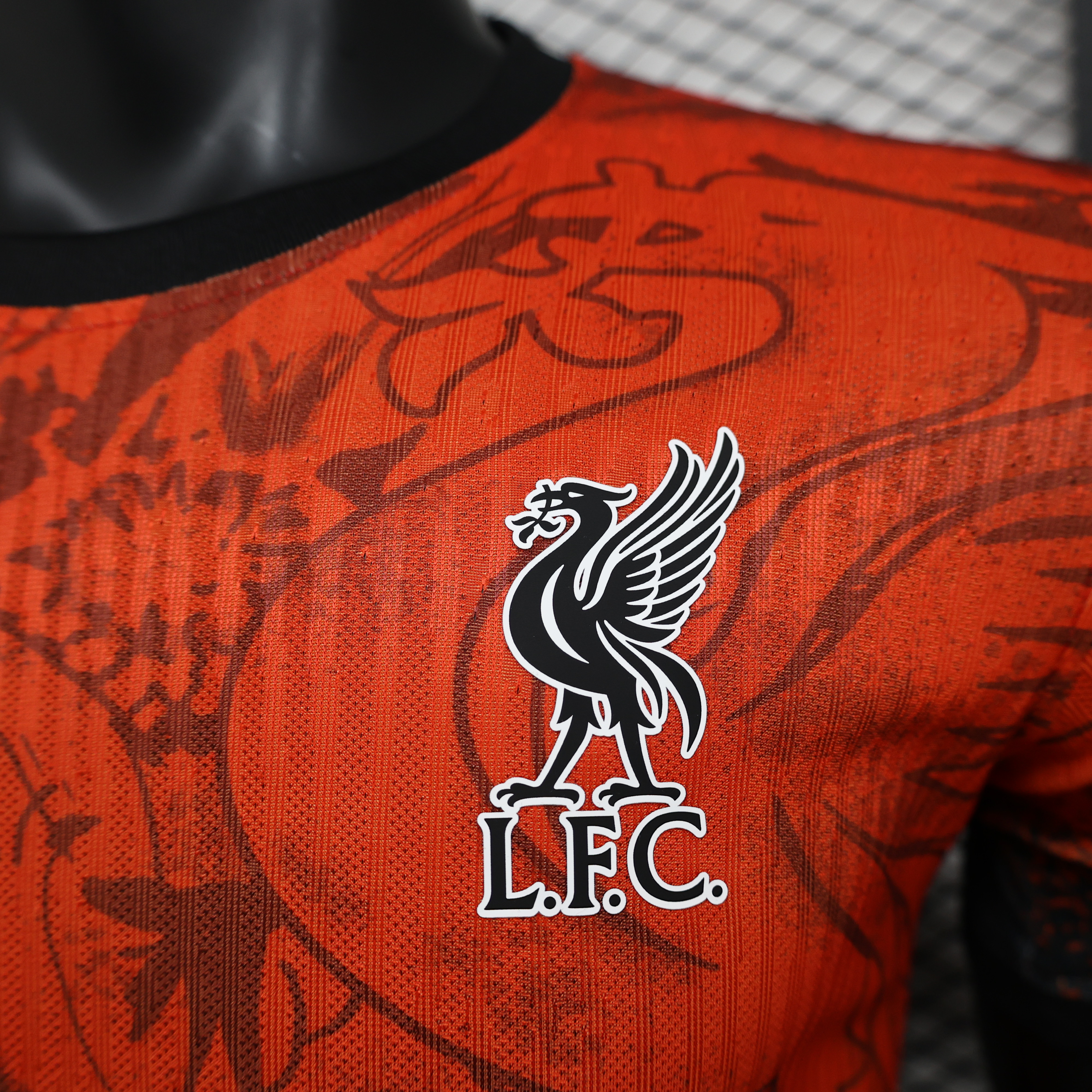 JerseysGala.com | Liver.pool 24-25 Red and Black Liver Bird Jersey - Player Version -Customize Name, Number and Patch | Worldwide Shipping