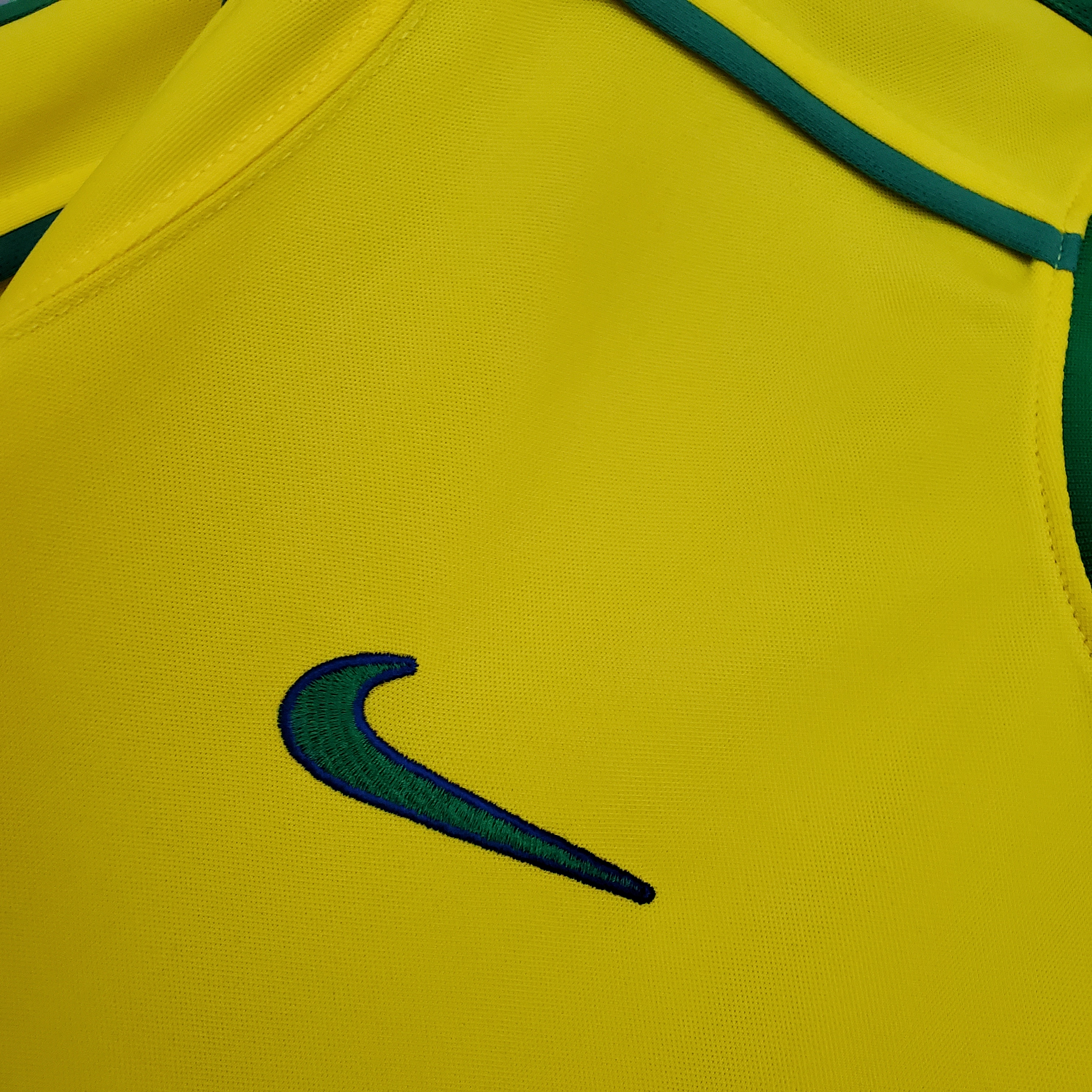 Retro Brazil 1998 Home Stadium Jersey:football jersey mysite: unitedjerseyfootball 邓江浪:football
