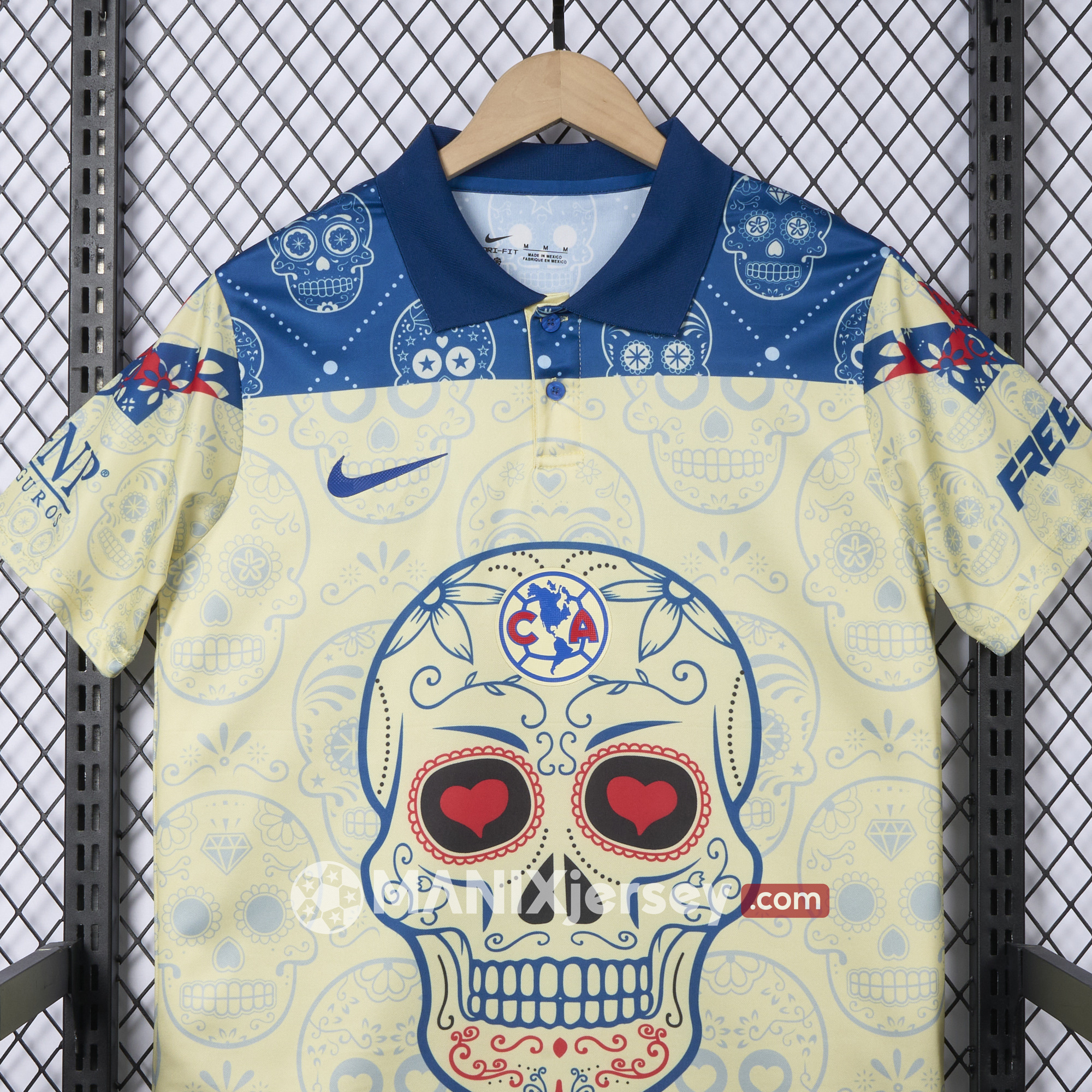 ManixJersey.com | Club América 24-25 Day of the Dead Special Edition Jersey - Fans Version -Customize Name, Number and Patch | Worldwide Shipping