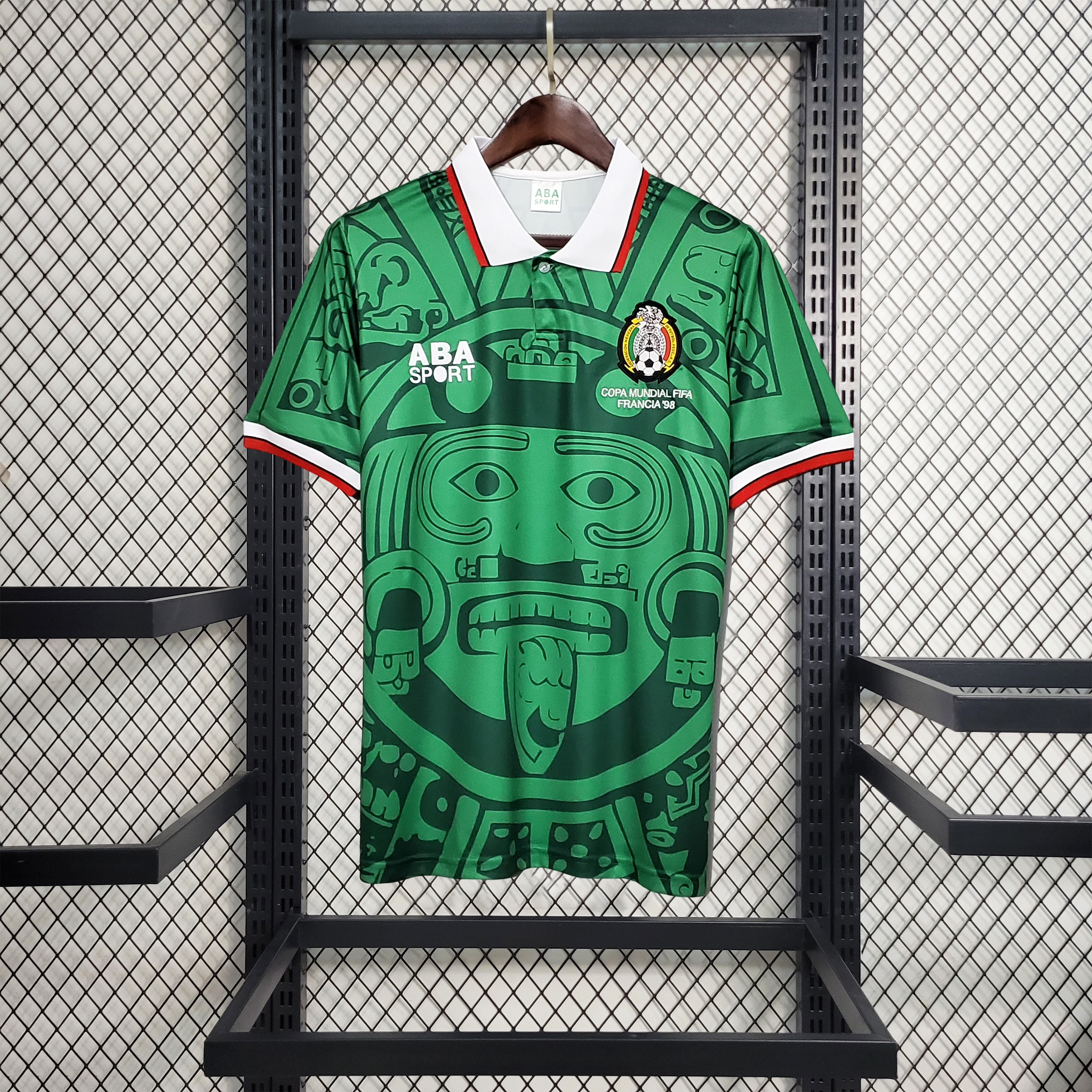GlobeJersey-Retro Mexico 1998 Home Jersey