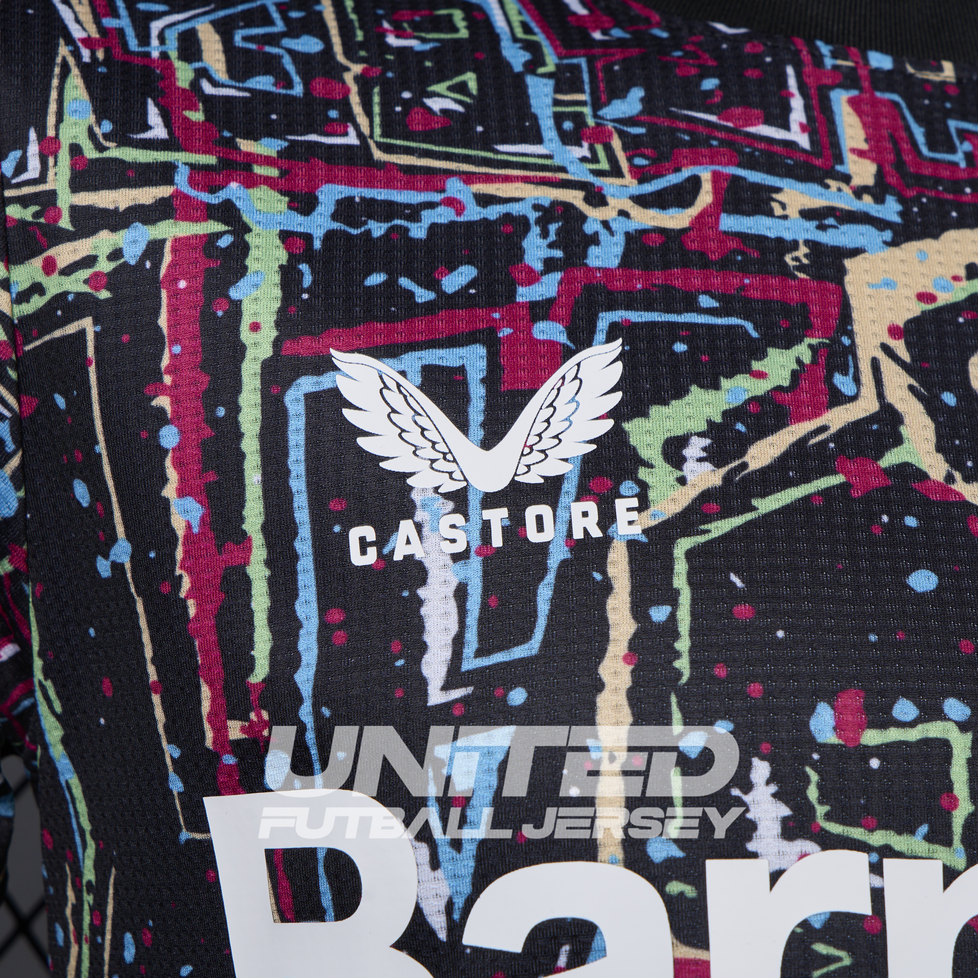 foot-Bayer 04 Leverkusen 24-25 Black Graffiti Special Edition Jersey - Player Version