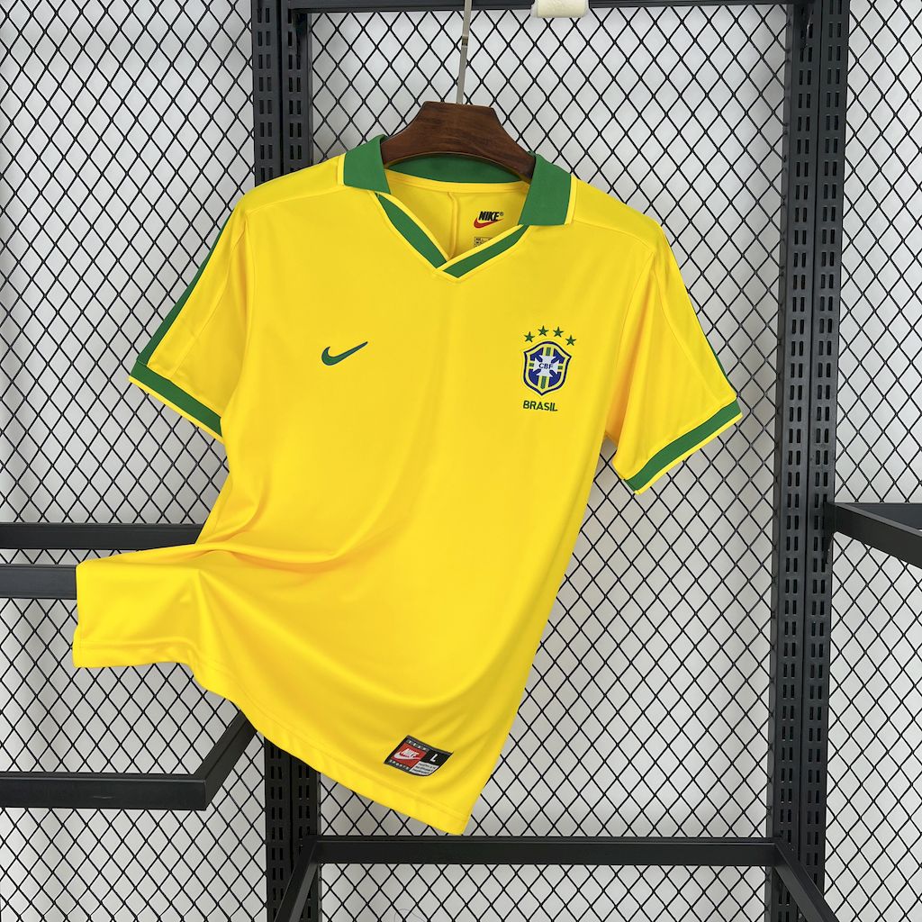 SIUjerseys-Retro Brazil 1997 Home Jersey