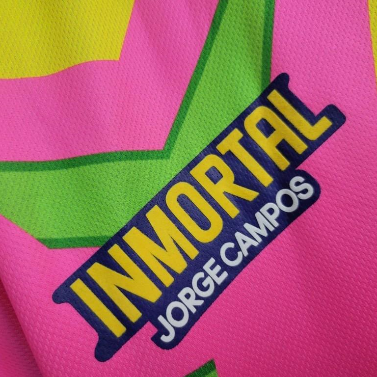 ManixJersey.com | Retro Mexico 1998 World Cup Goalkeeper Pink Yellow Jersey -Customize Name, Number and Patch | Worldwide Shipping